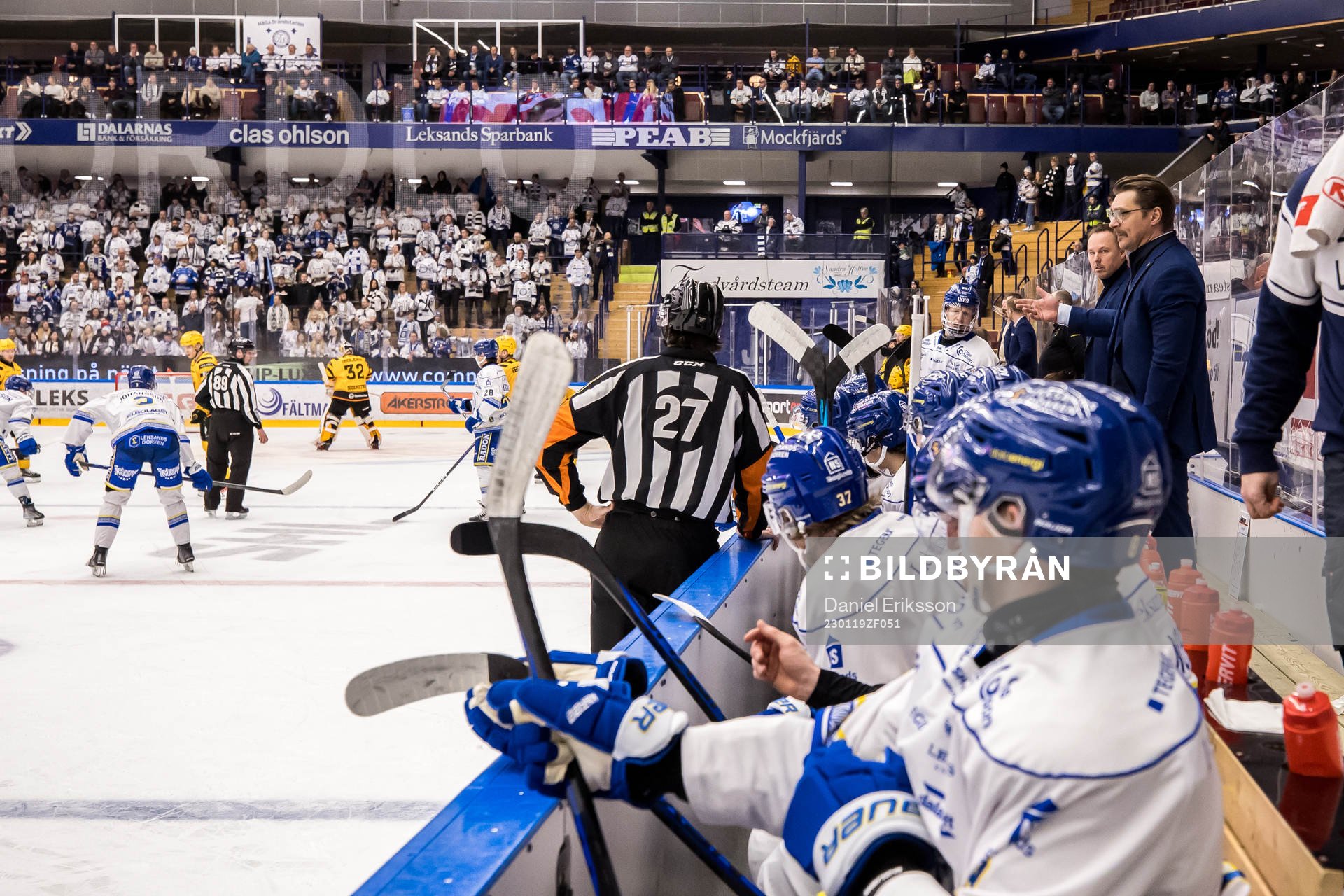 Leksands tränare Björn Hellkvist