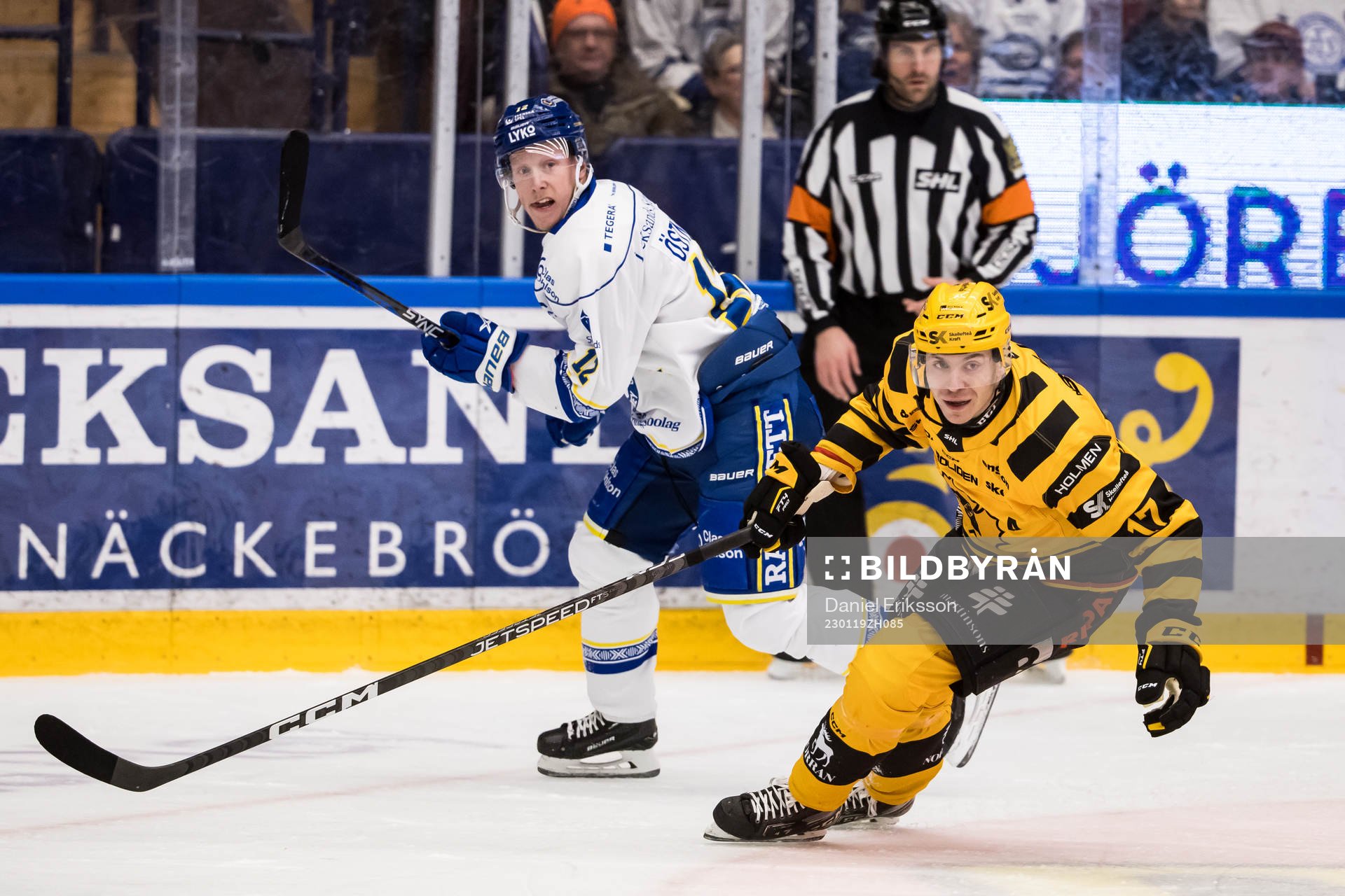 Skellefteås Pär Lindholm och Leksands Kalle Östman