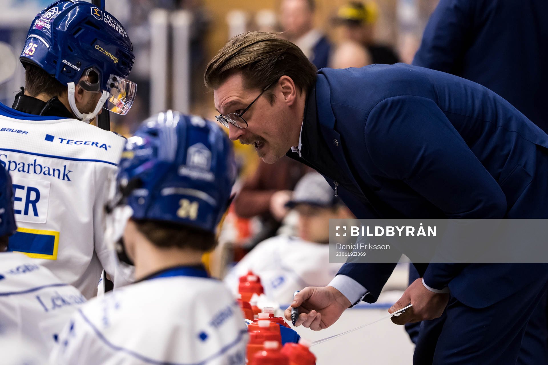 Leksands tränare Björn Hellkvist
