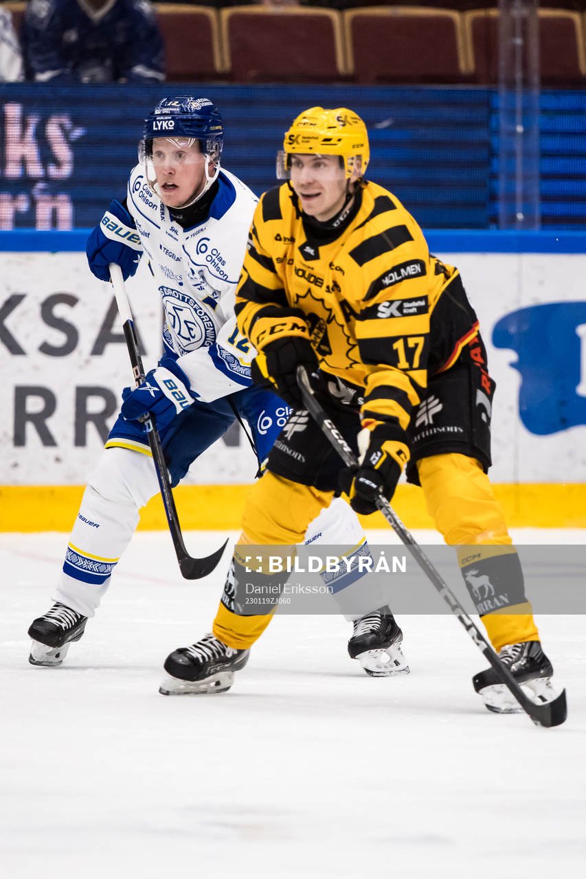 Leksands Kalle Östman och Skellefteås Pär Lindholm