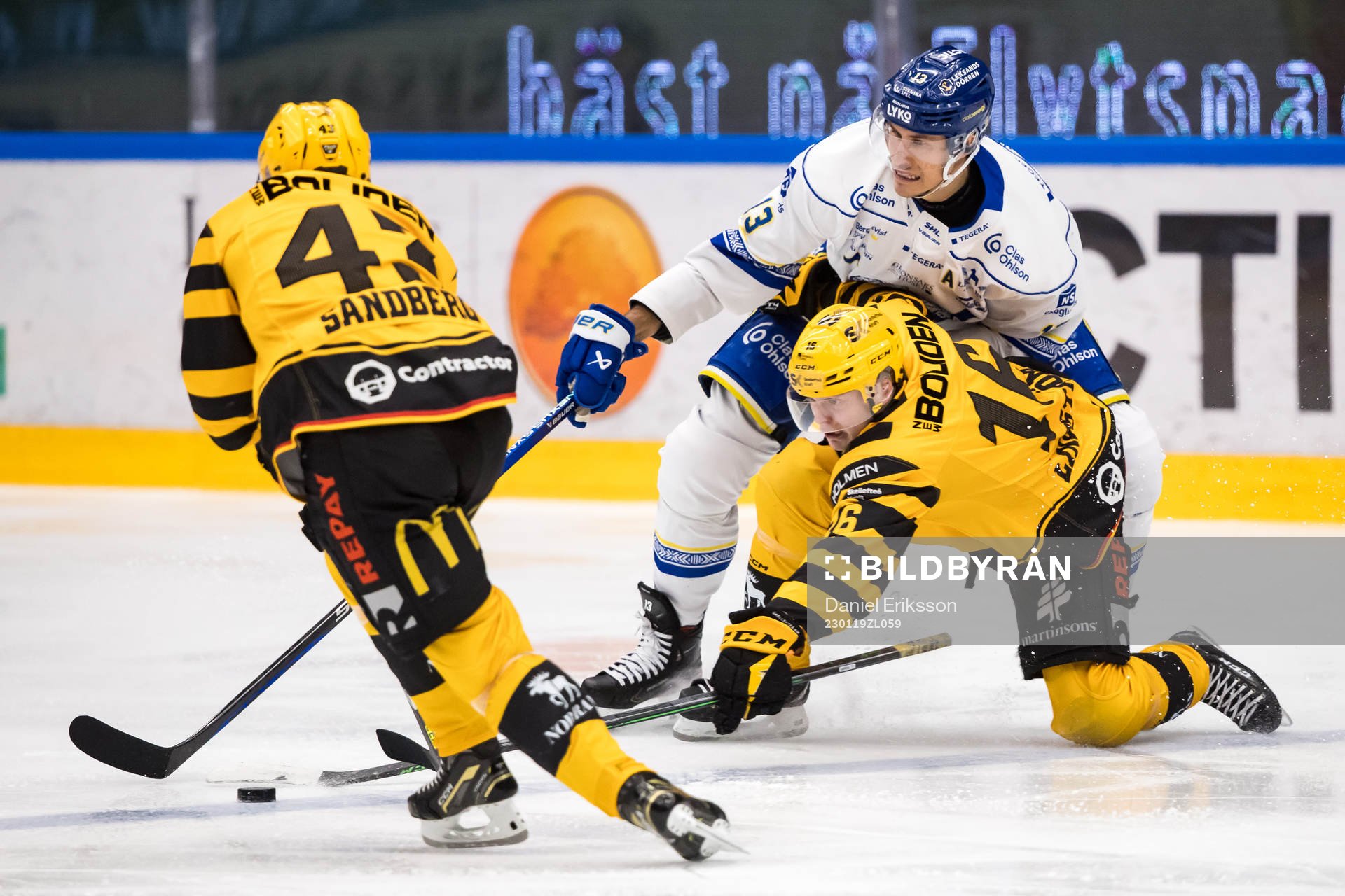 Leksands Jon Knuts och Skellefteås Linus Lindström