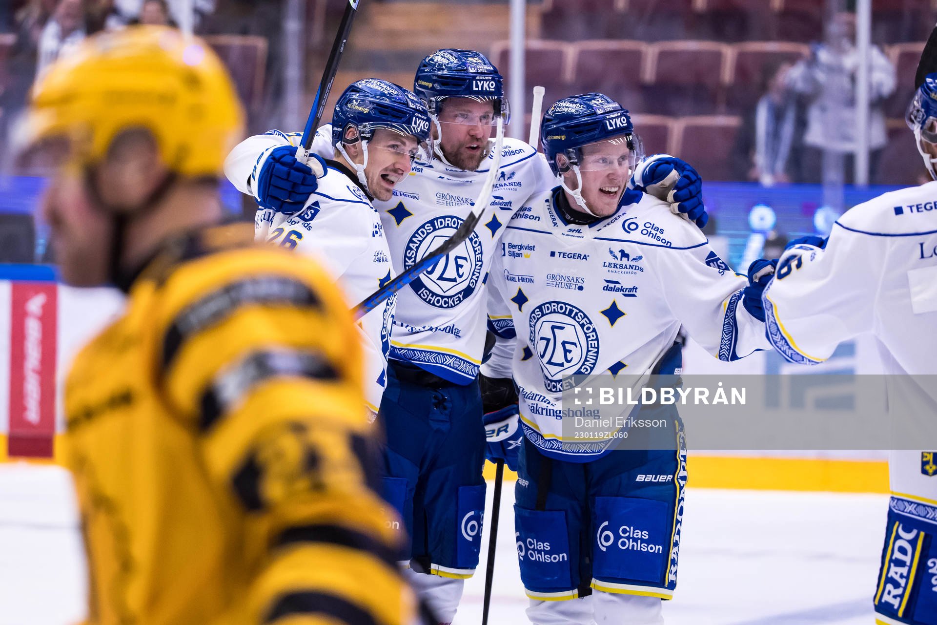 Leksands Jonas Ahnelöv jubel