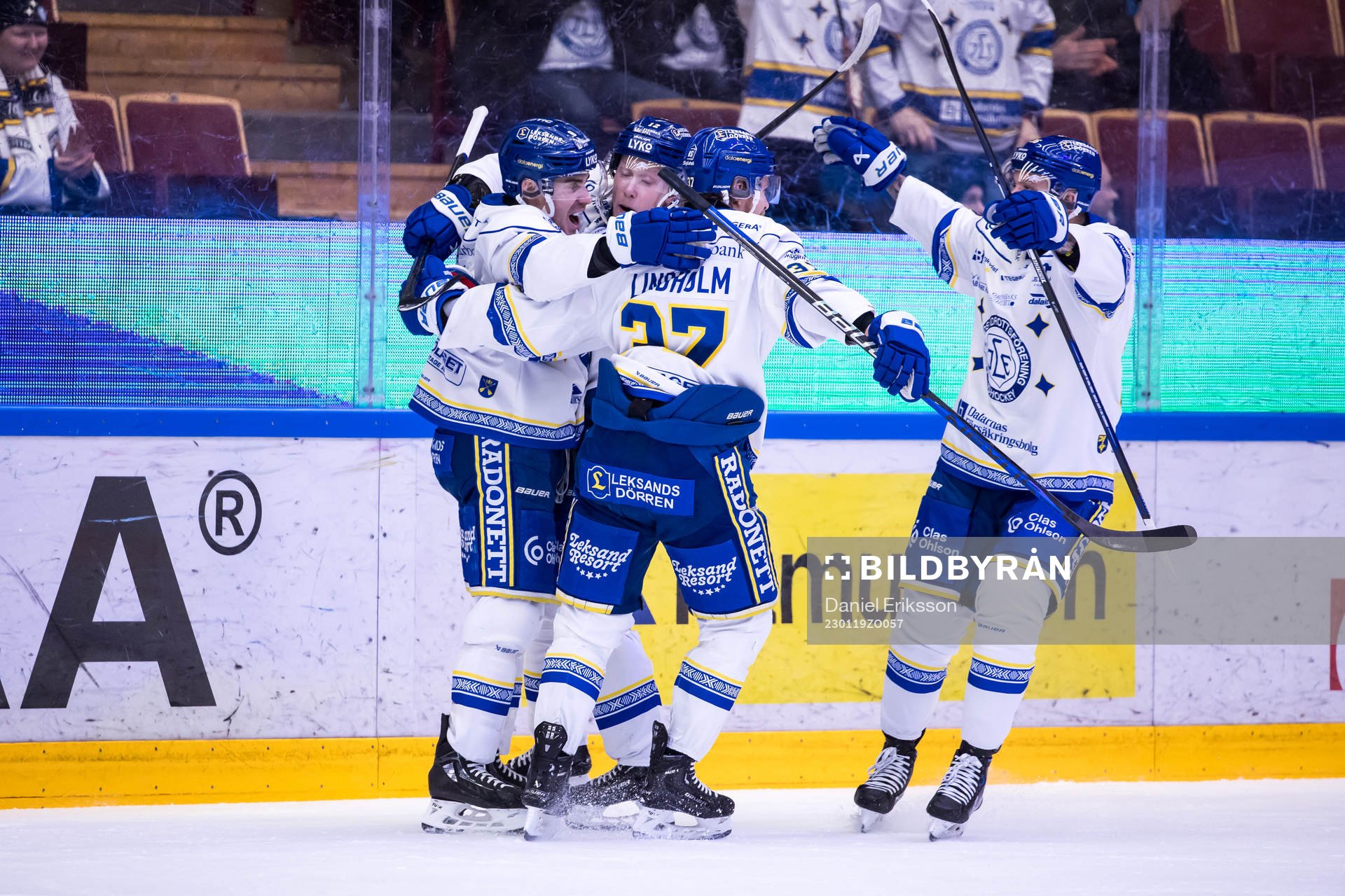 Leksands Matt Caito jubel