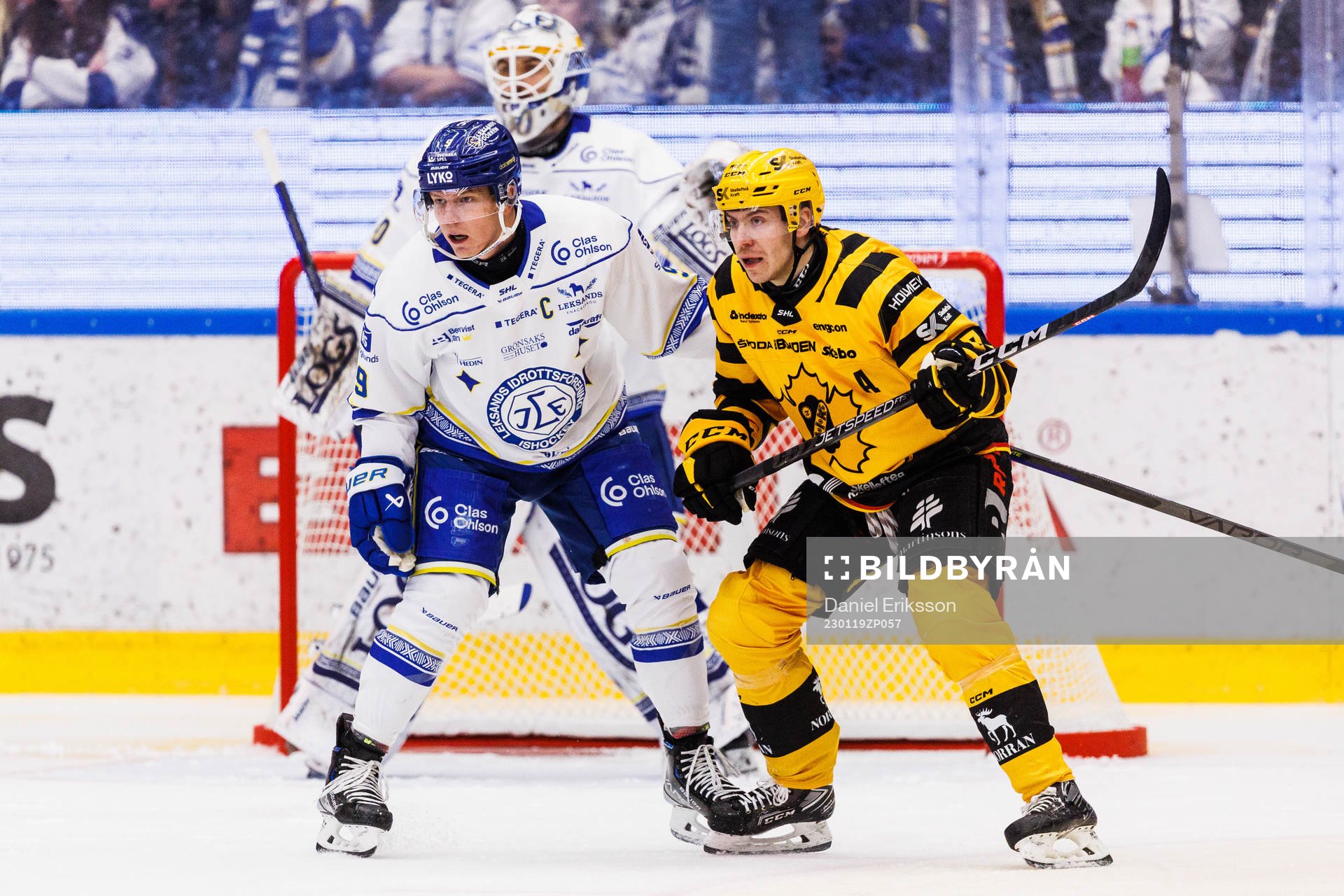 Leksands Patrik Zackrisson och Skellefteås Pär Lindholm