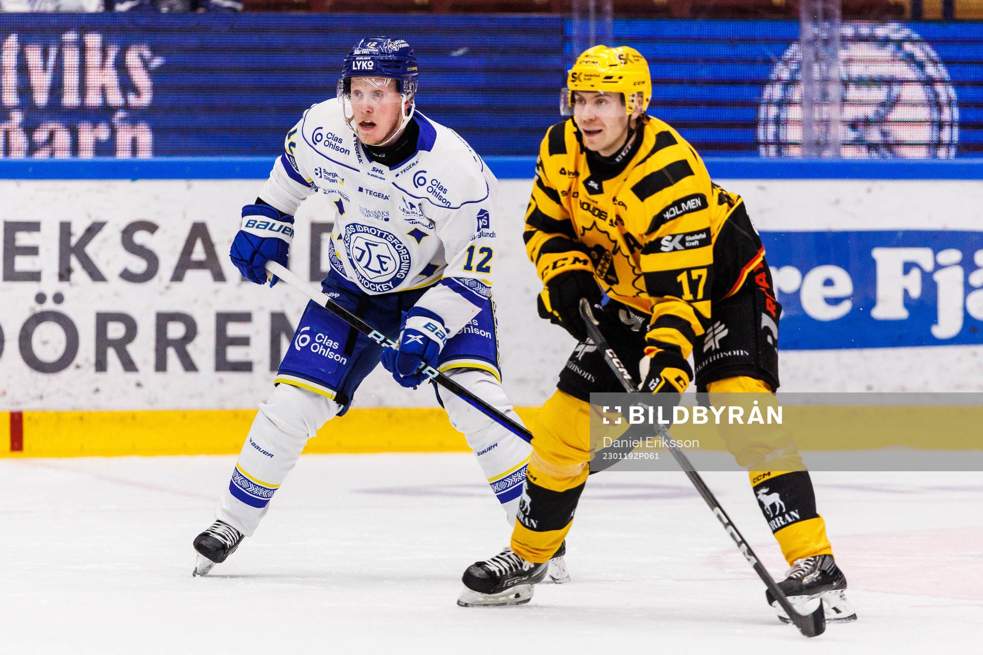 Leksands Kalle Östman och Skellefteås Pär Lindholm
