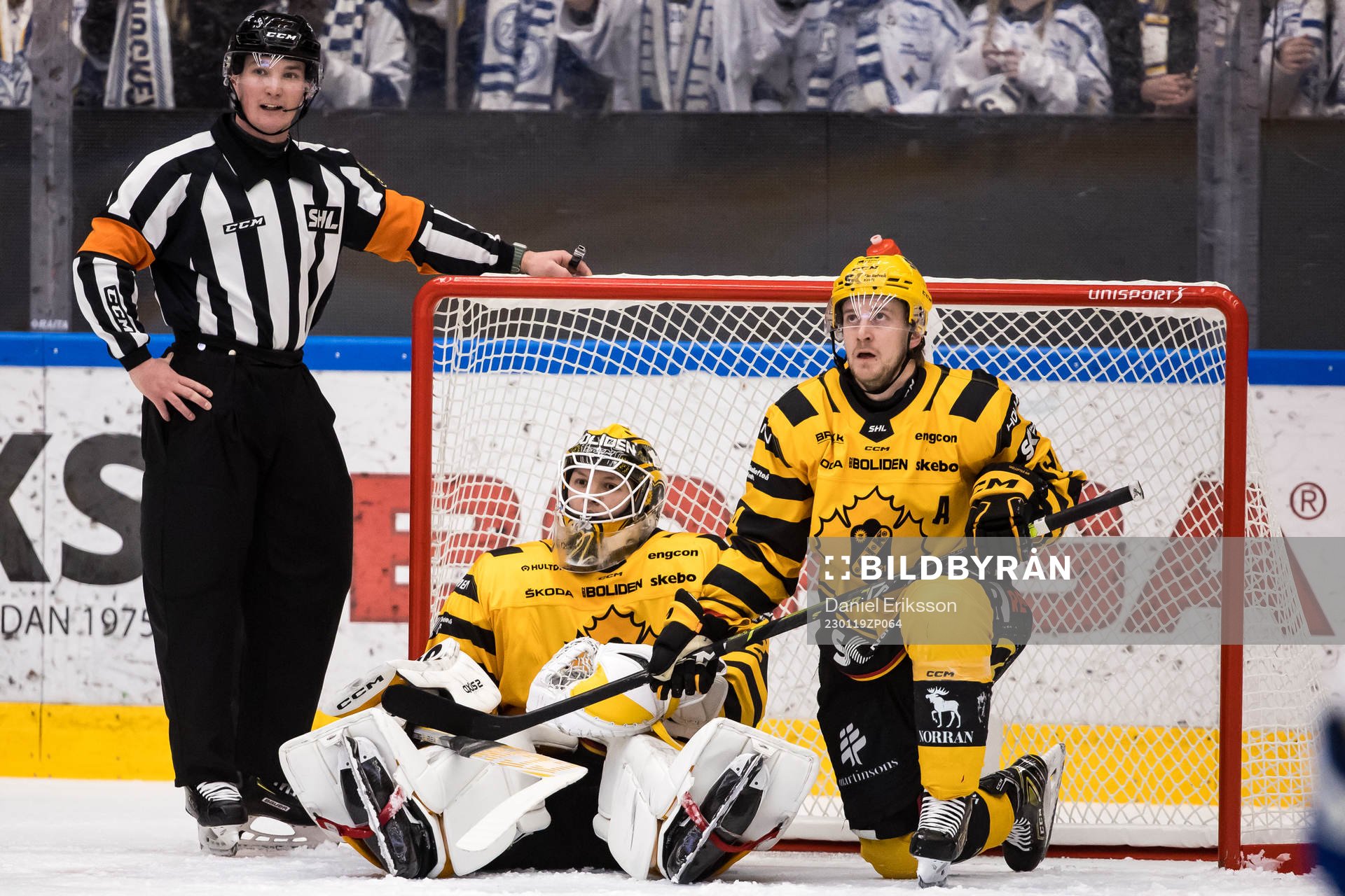 Skellefteås målvakt Linus Söderström och Skellefteås