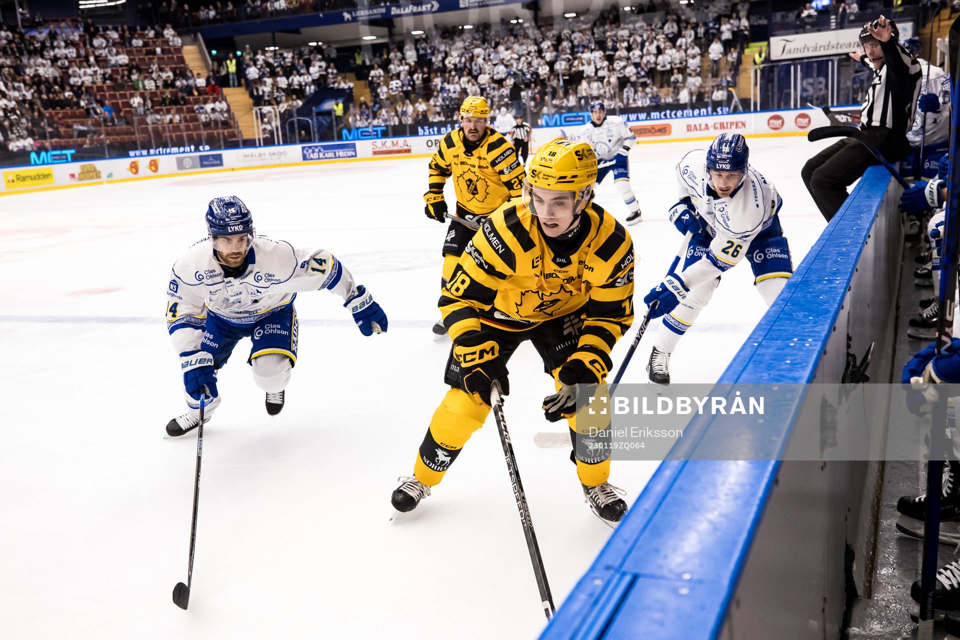 Leksands Oskar Lang och Skellefteås Elias Stenman
