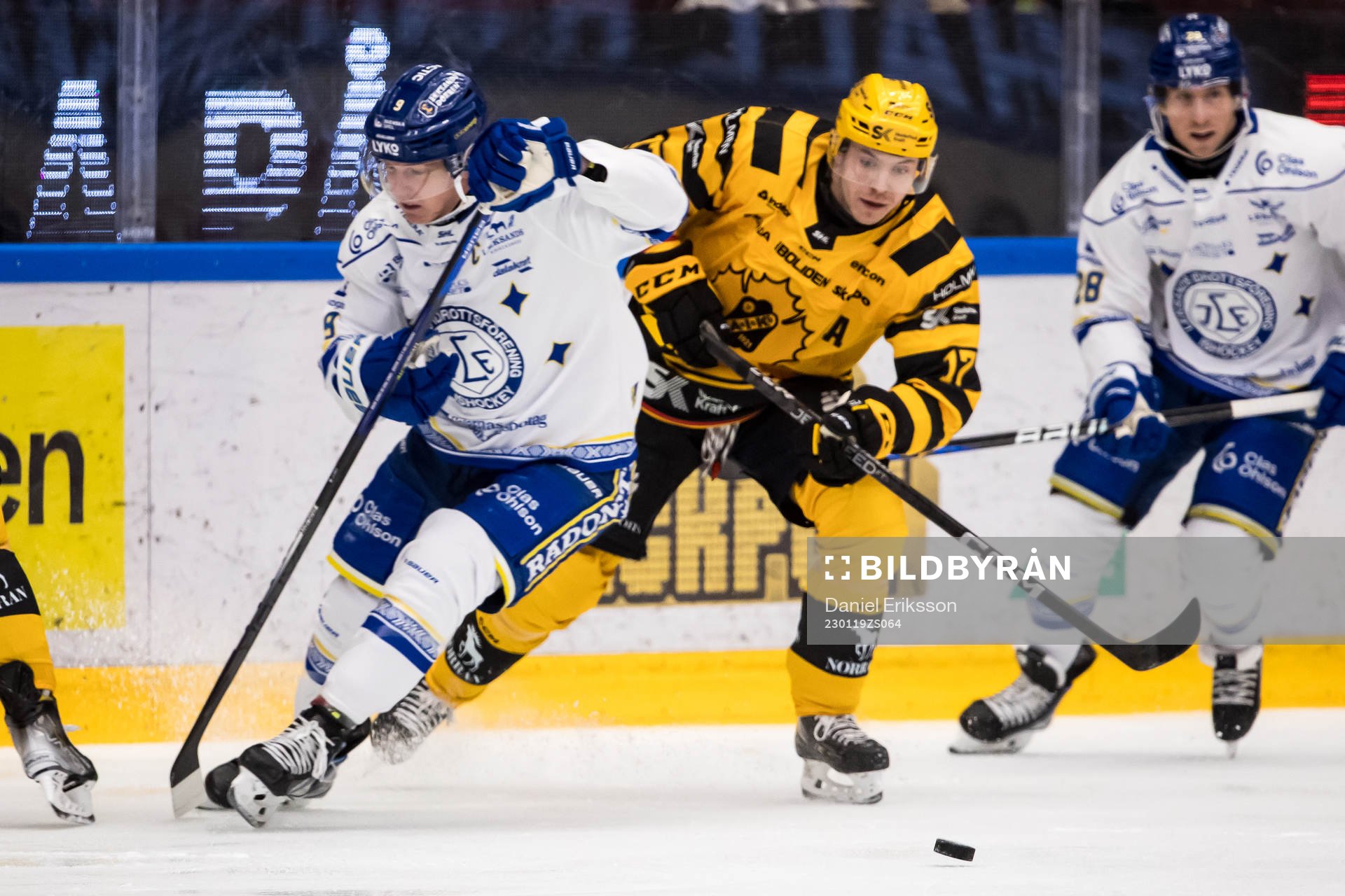 Leksands Patrik Zackrisson och Skellefteås Pär Lindholm