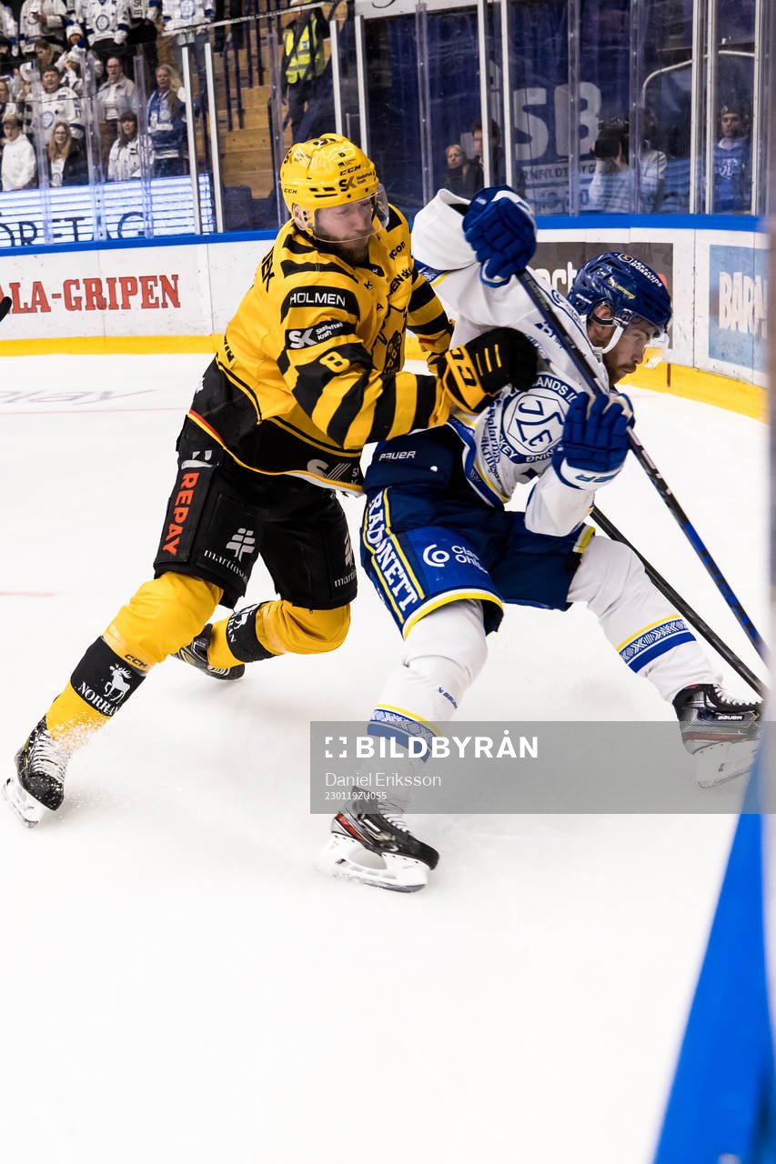 Skellefteås Petter Granberg och Leksands Oskar Lang