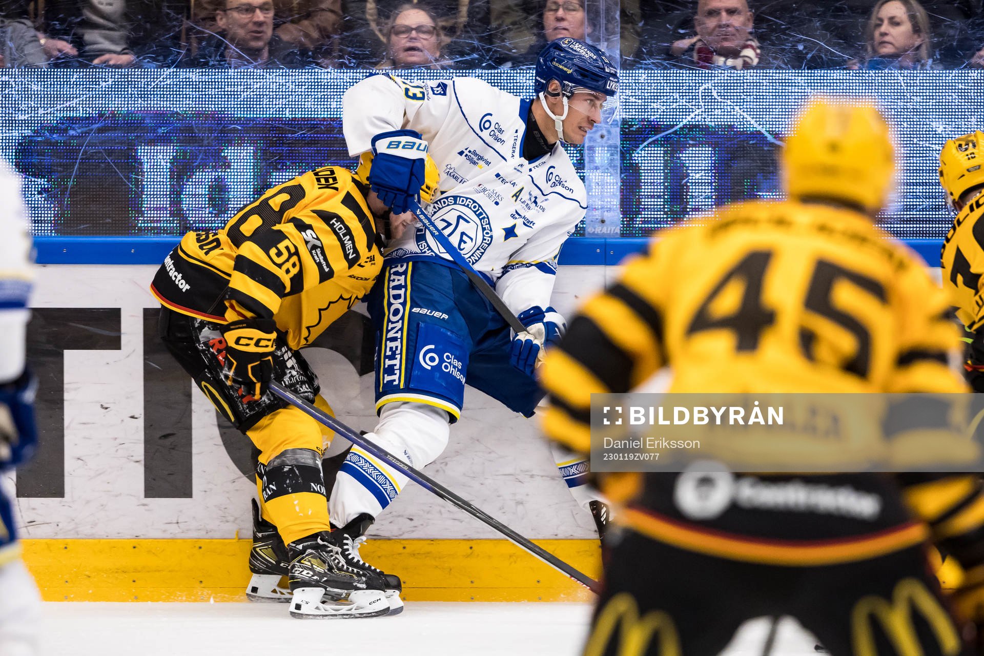 Skellefteås Oskar Nilsson och Leksands Jon Knuts