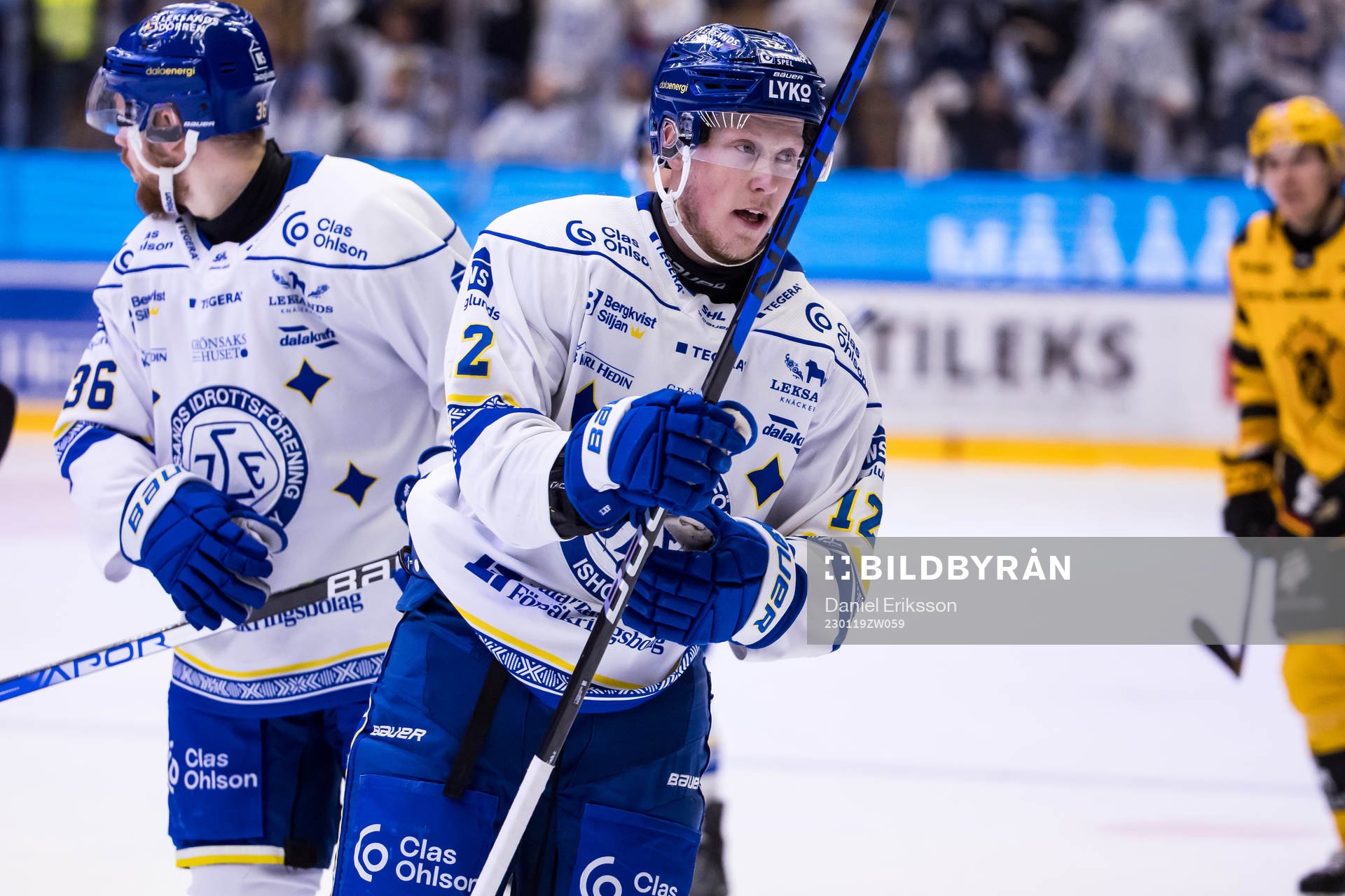 Leksands Kalle Östman jubel