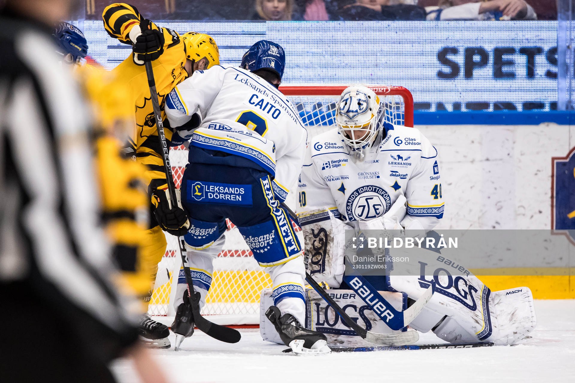 Leksands målvakt Mantas Armalis