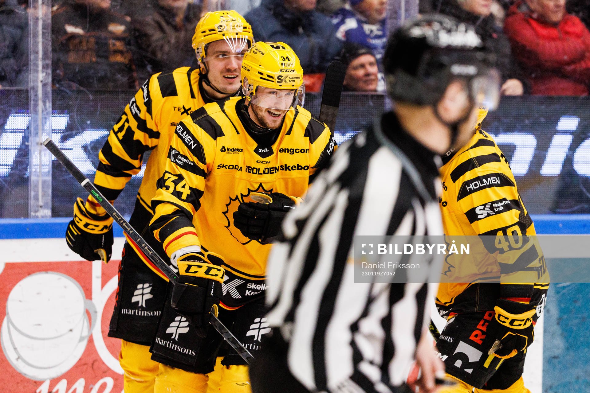 Skellefteås Tom Kühnhackl jublar