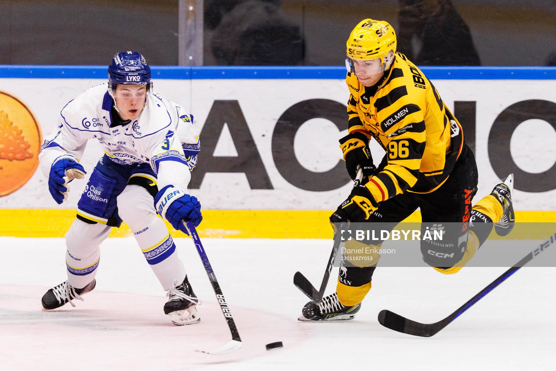 Leksands Anton Johansson och Skellefteås Rickard Hugg