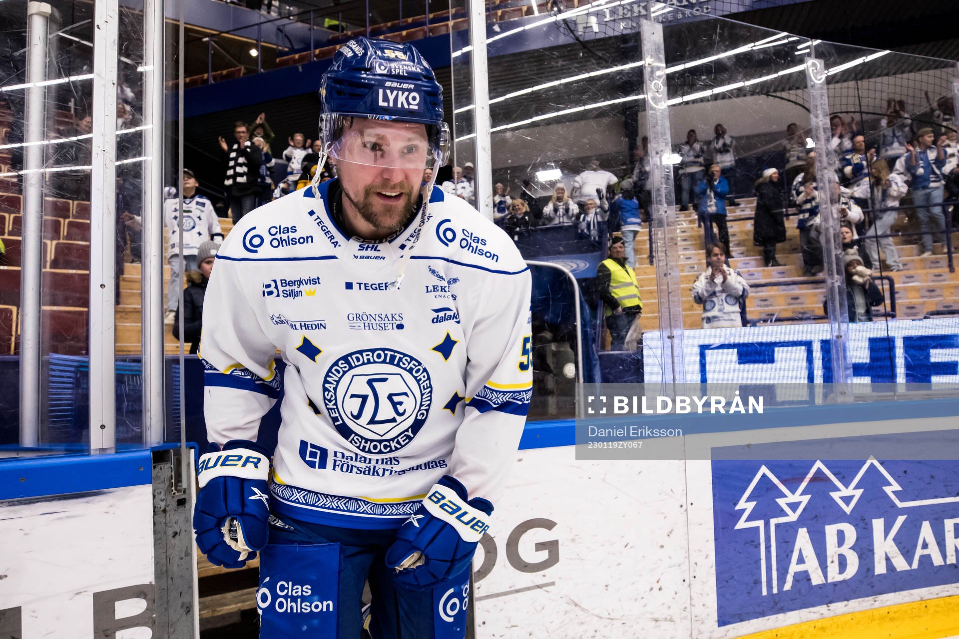 Leksands Jonas Ahnelöv utsedd till matchens krigare
