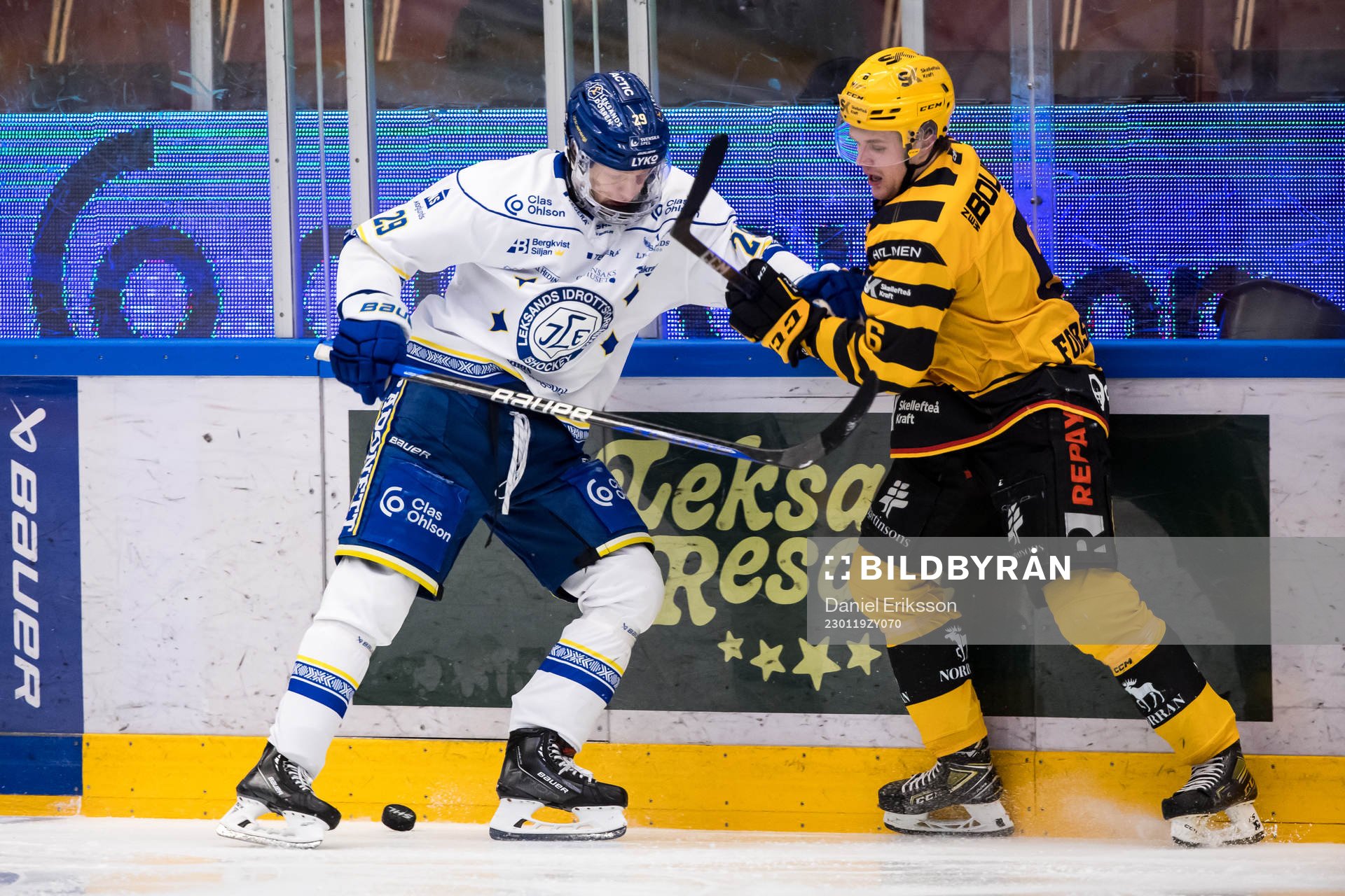Leksands Emil Heineman och Skellefteås Måns Forsfjäll