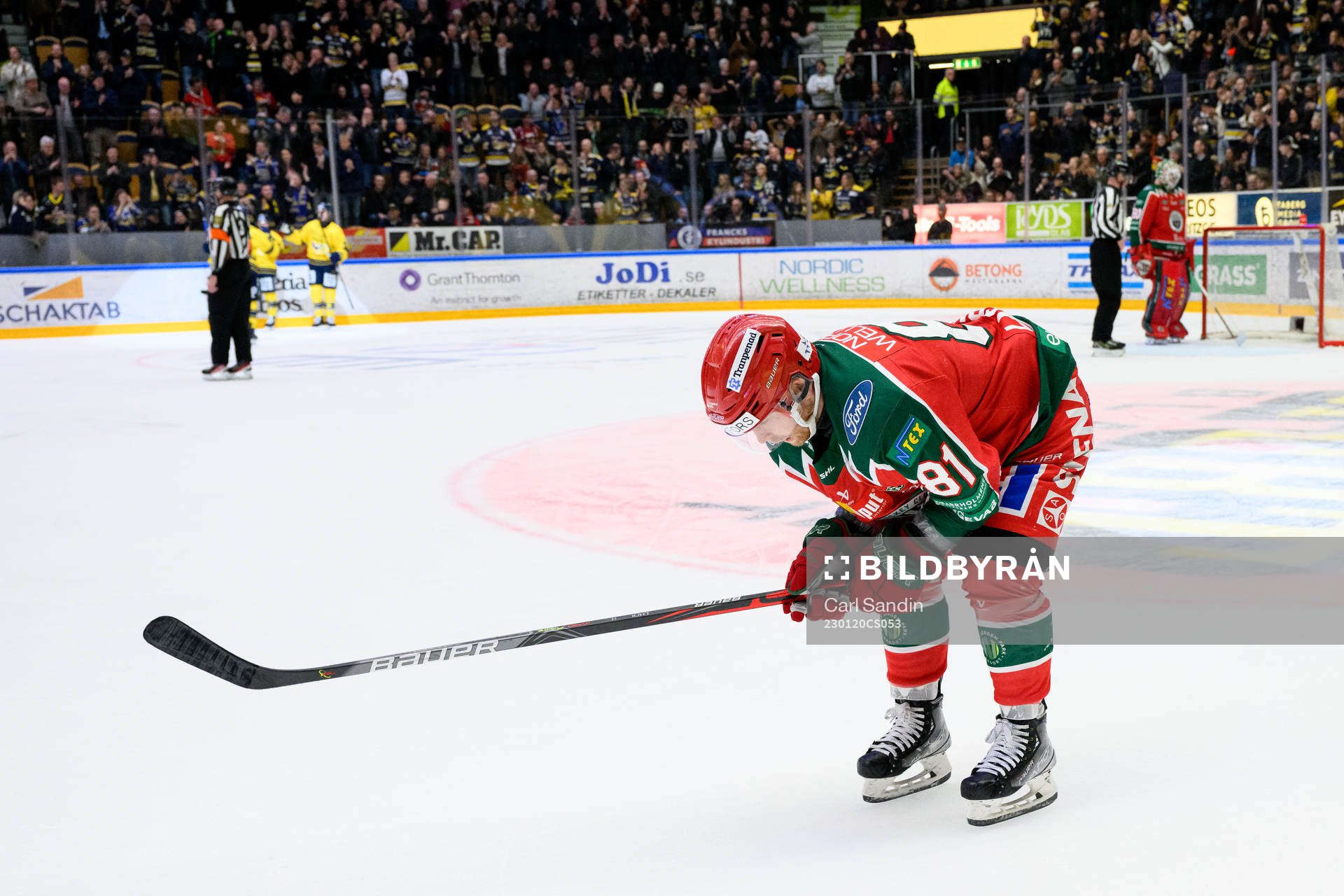 Frölundas Ryan Lasch har ont