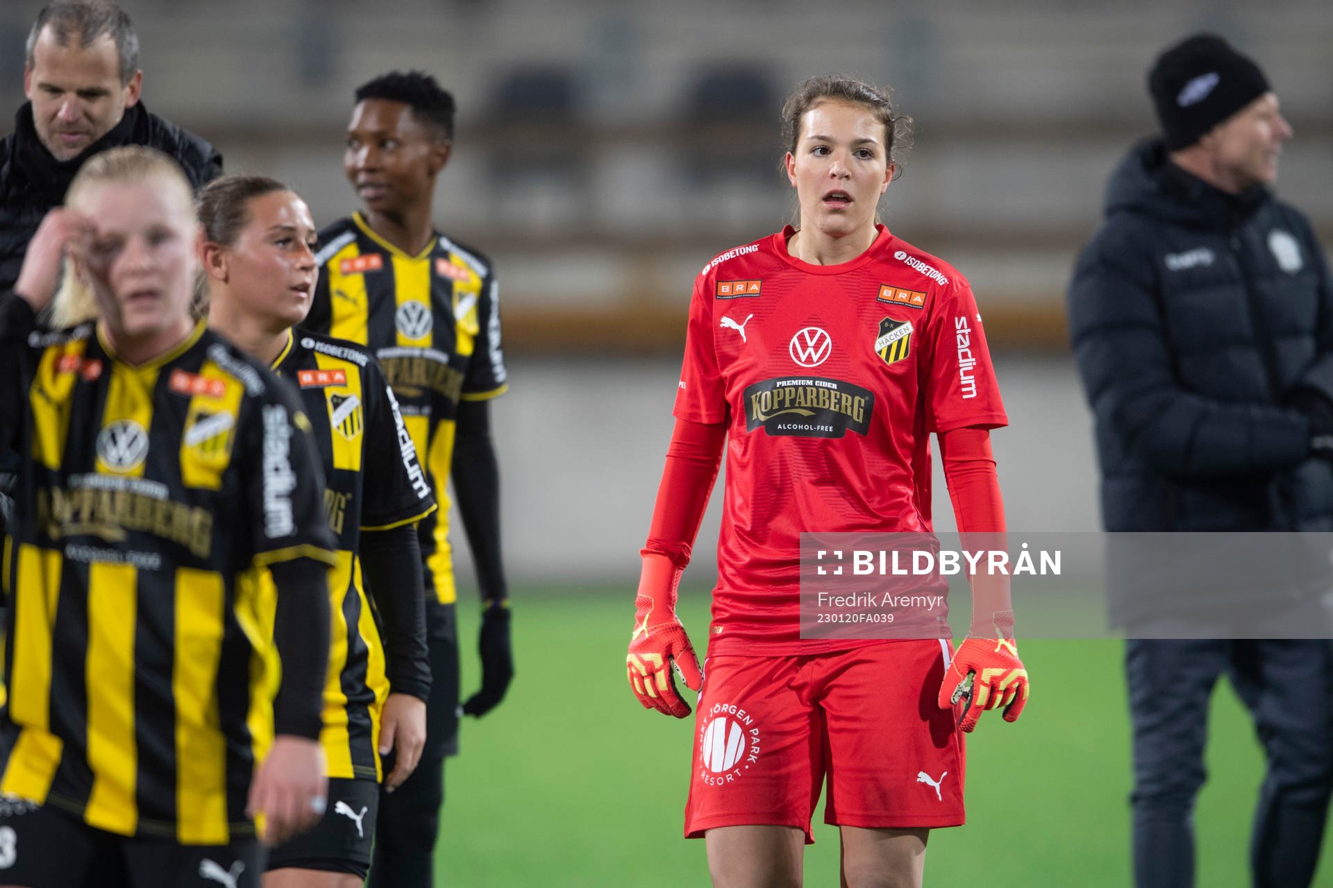 Häckens Målvakt Kajsa Höglund Jansson