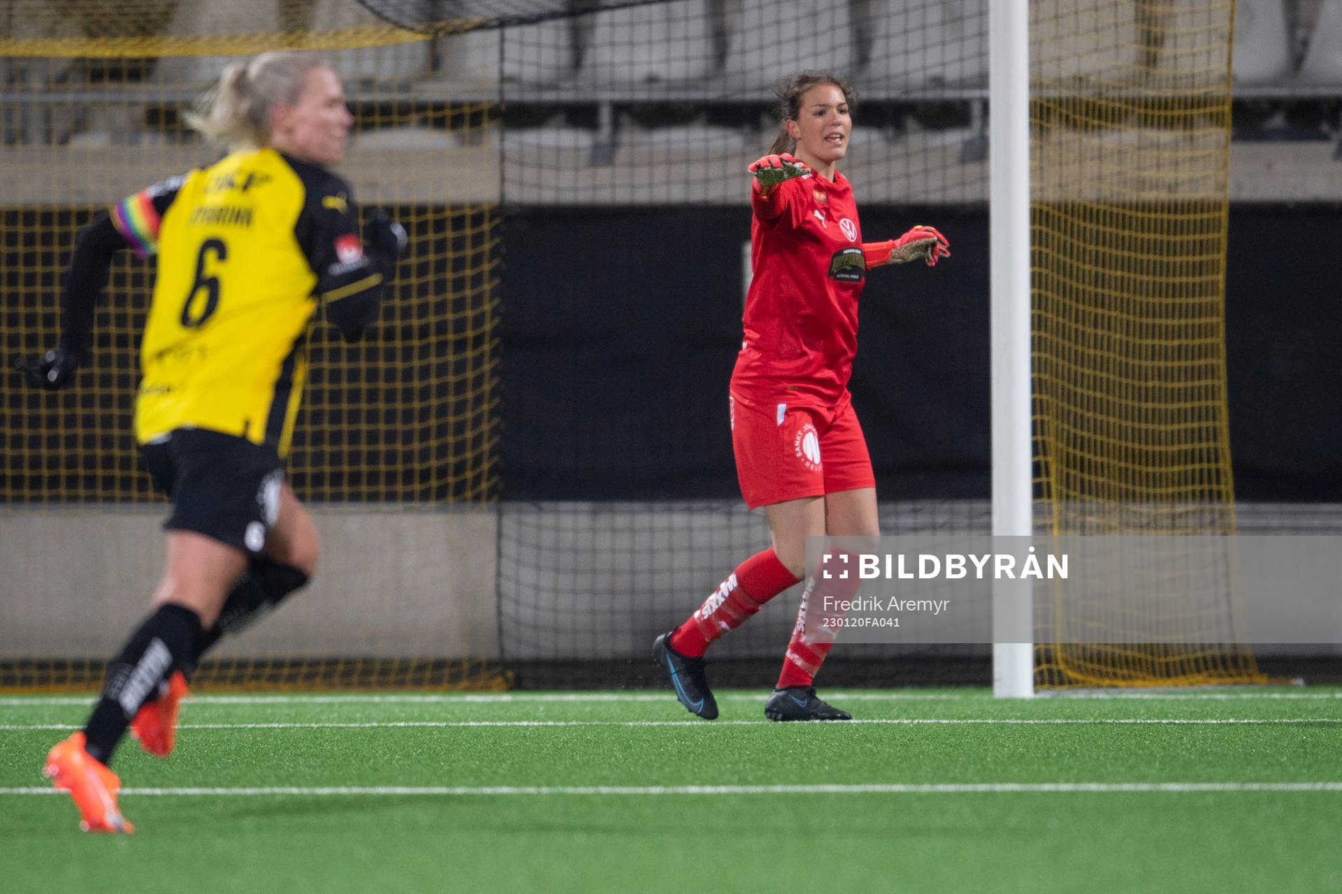 Häckens Målvakt Kajsa Höglund Jansson