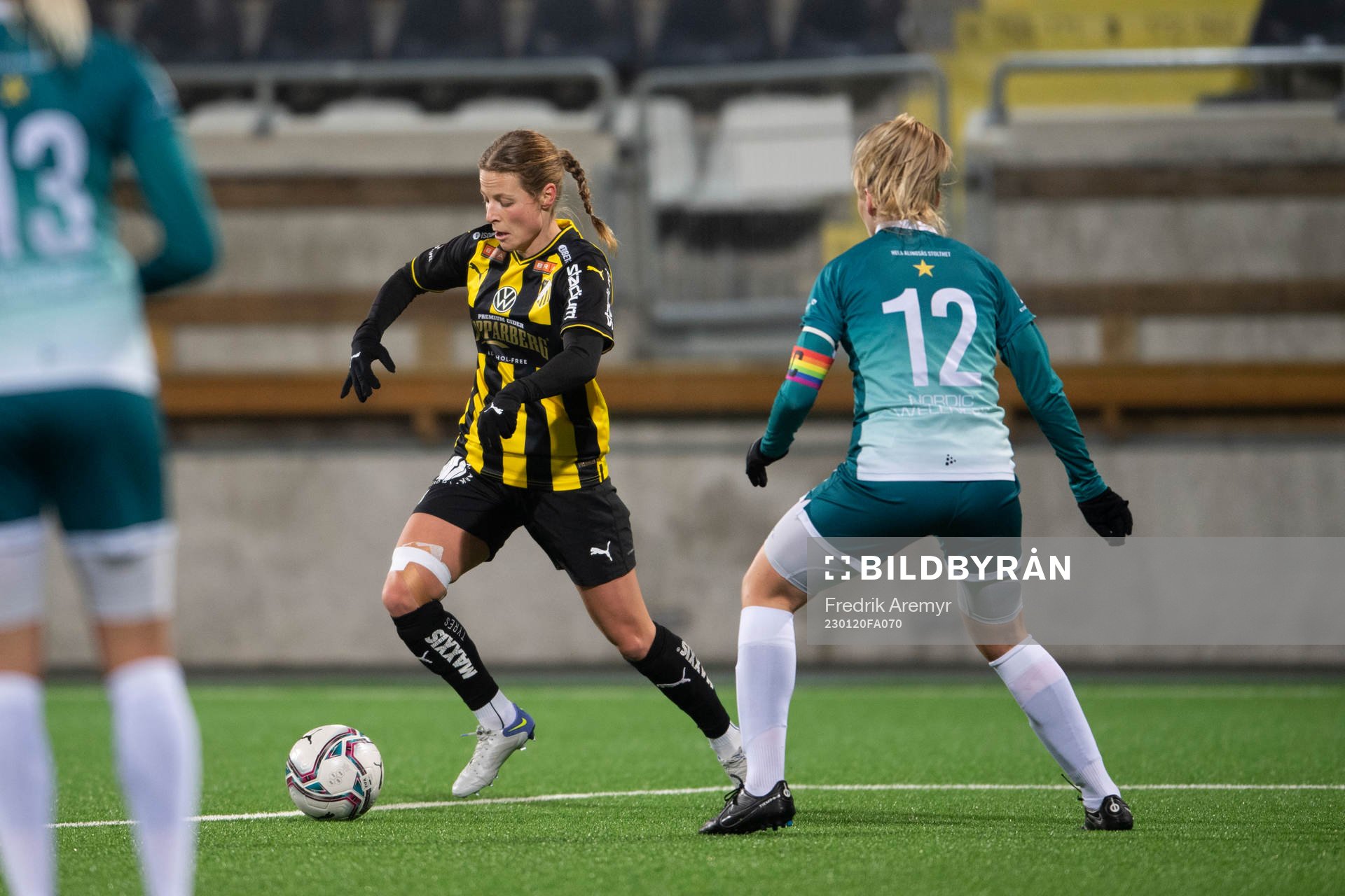 Häckens Anna Anvegård och Alingsås Moa Jarl