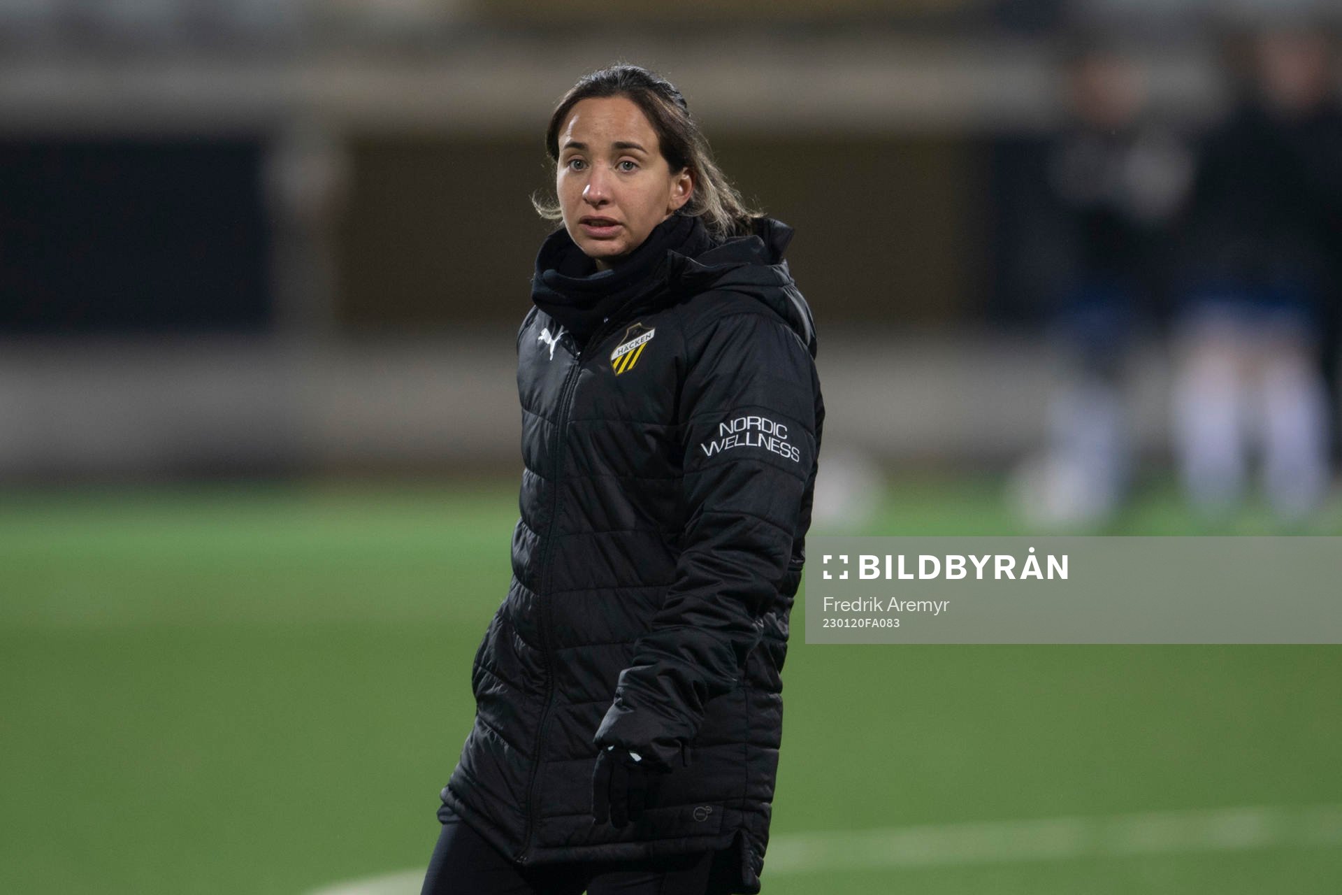Häckens Assisterander tränare Bri Campos