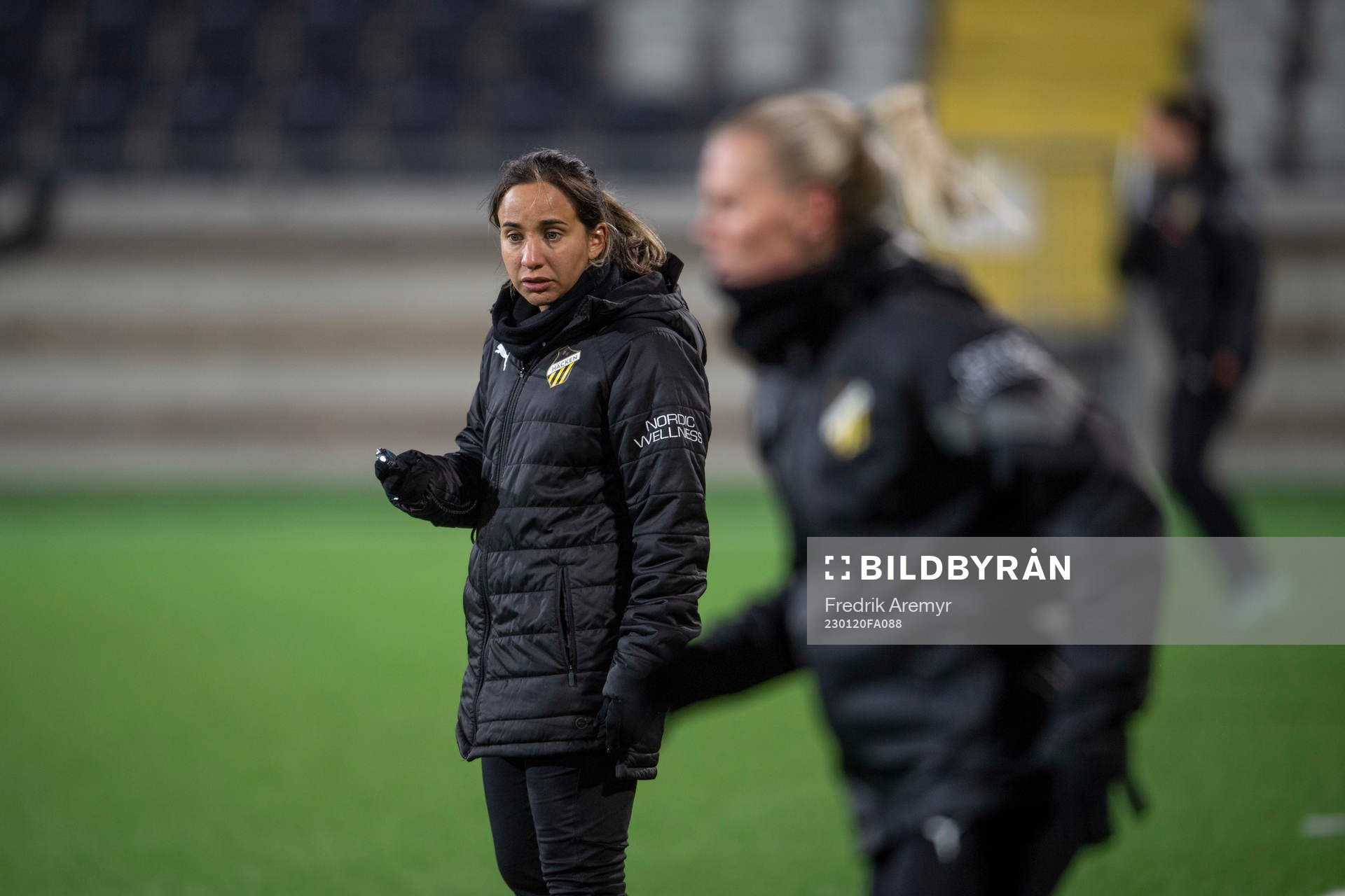 Häckens Assisterander tränare Bri Campos