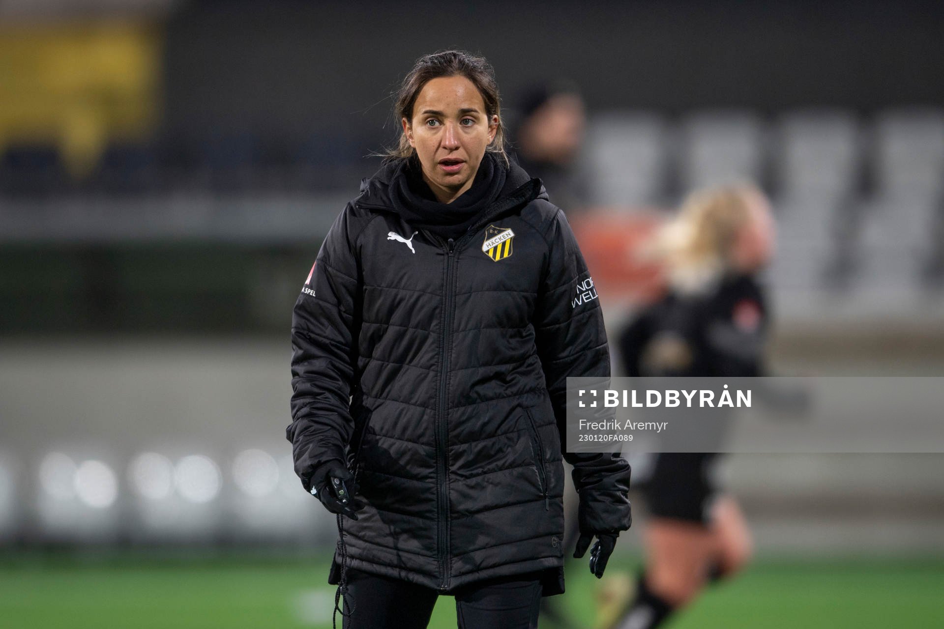 Häckens Assisterander tränare Bri Campos