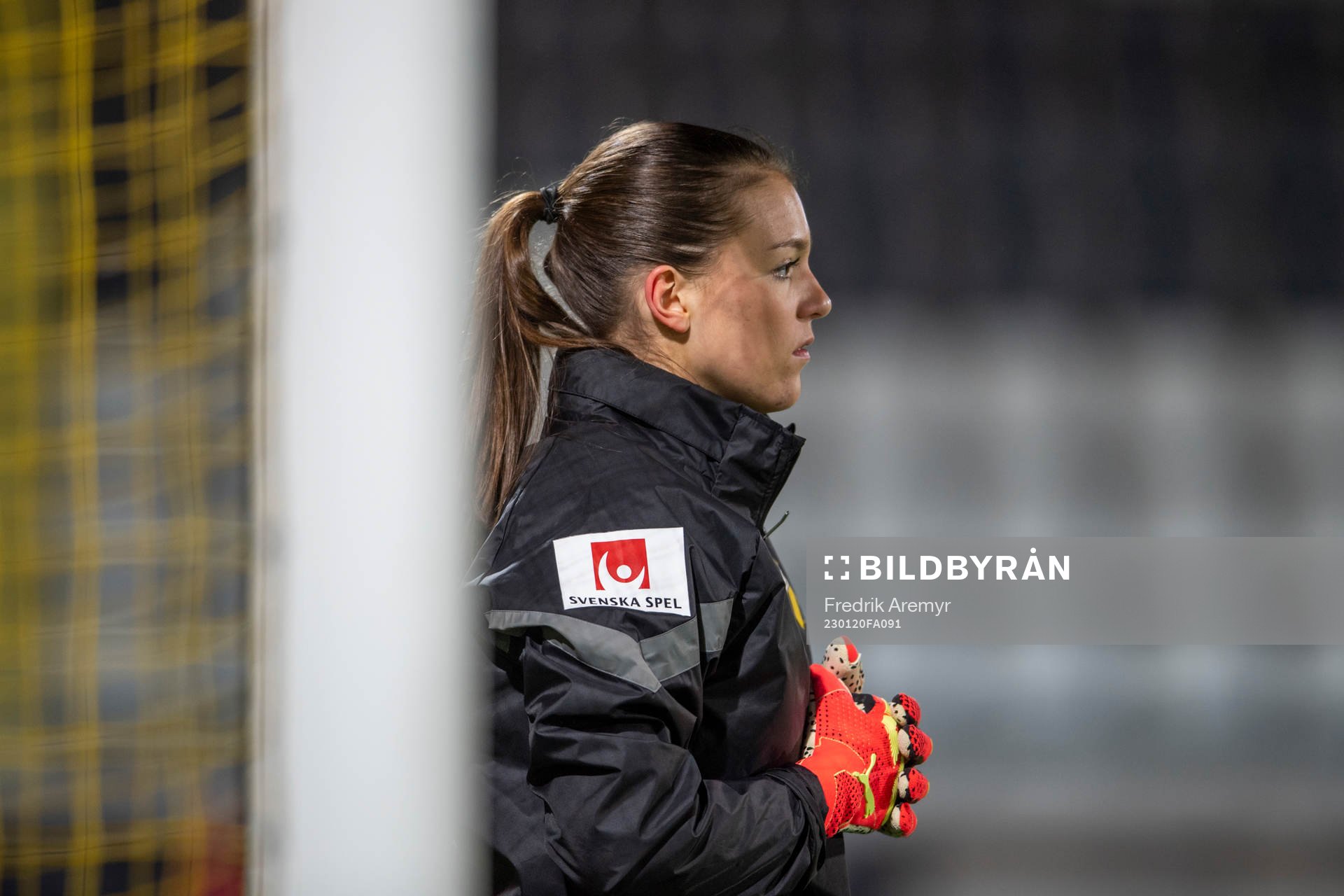 Häckens Målvakt Kajsa Höglund Jansson