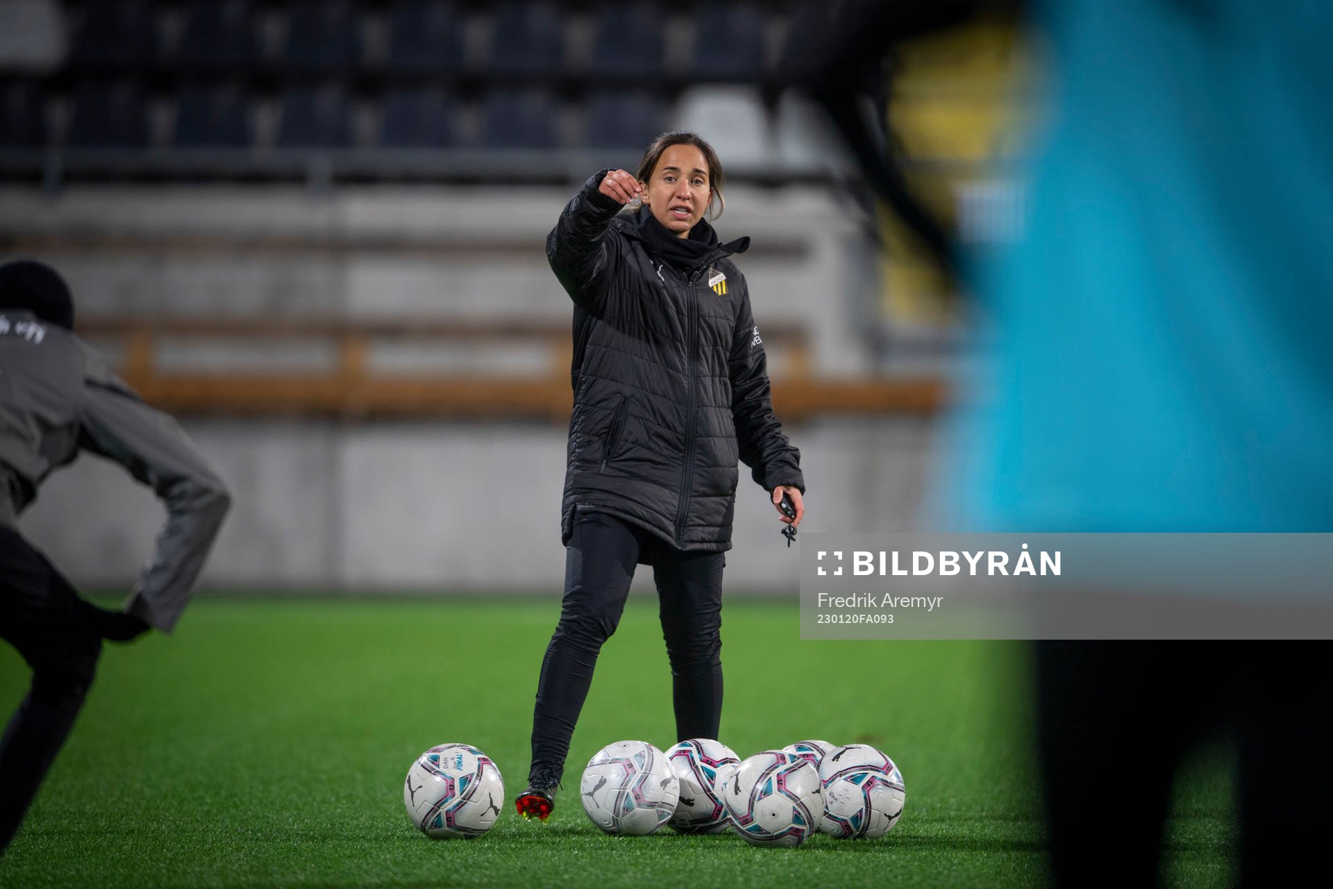 Häckens Assisterander tränare Bri Campos