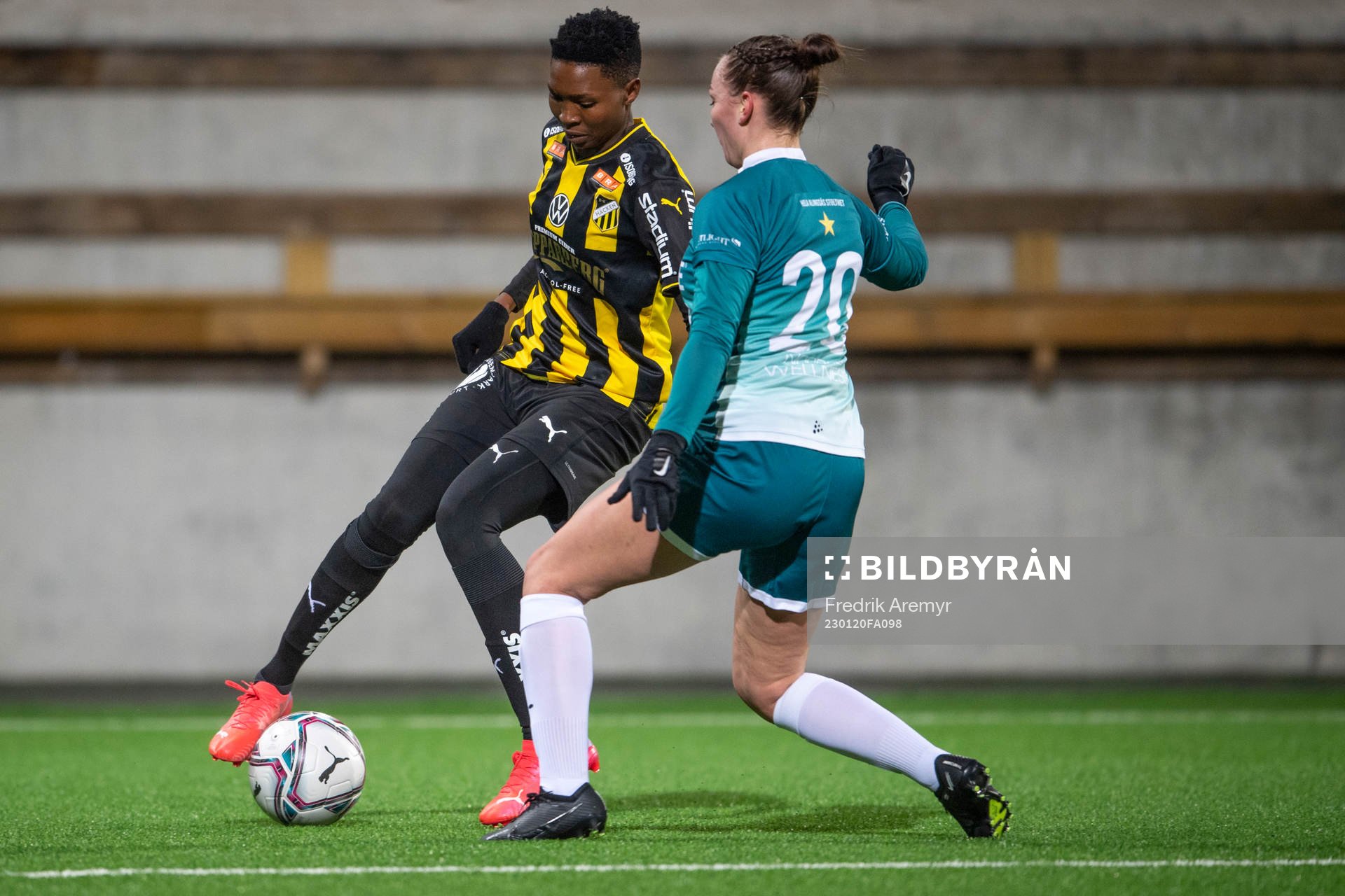 Häckens Aisha Masaka och Alingsås Emmy Blomberg