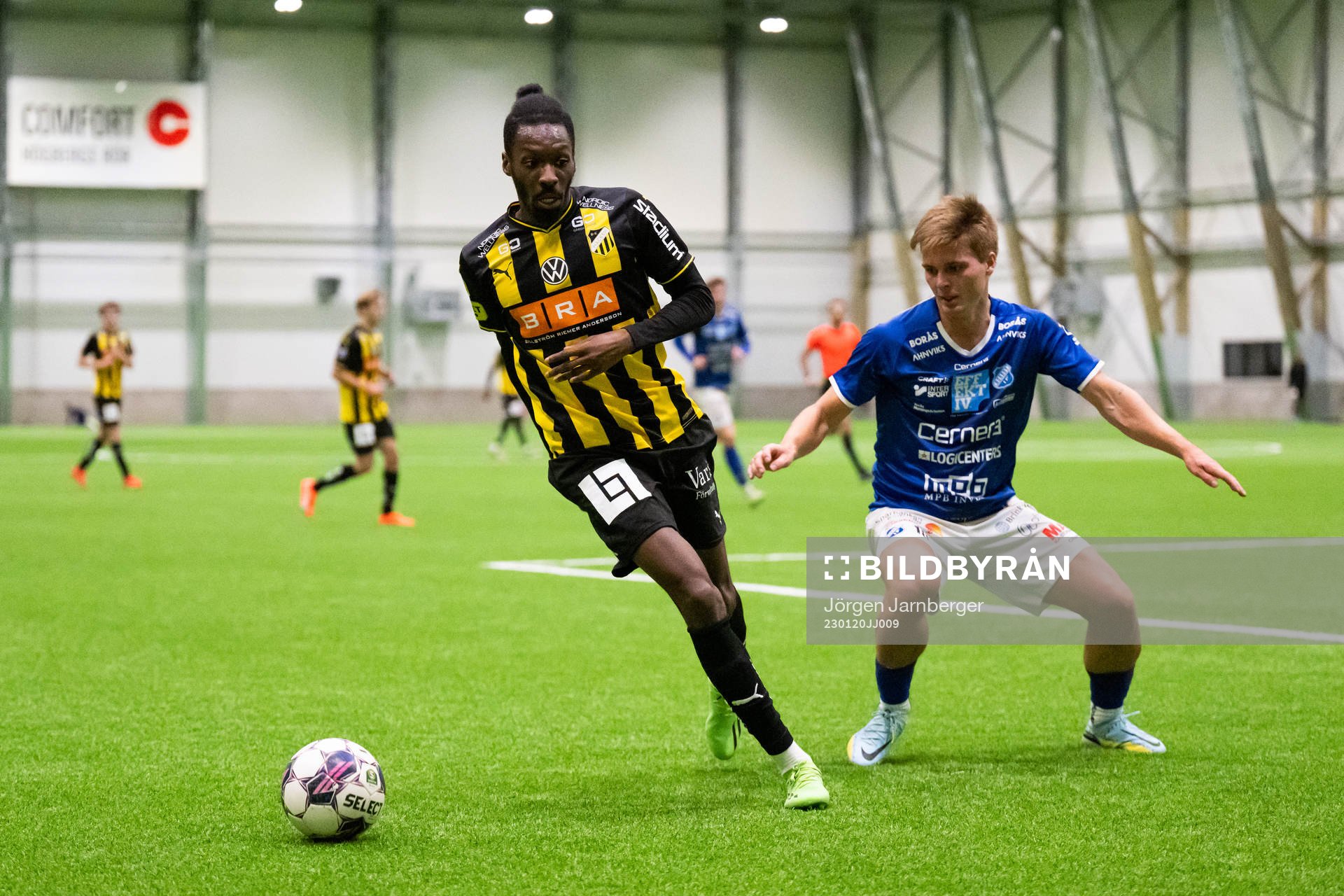 Häckens Blair Turgott och Norrbys Oscar Uddenäs