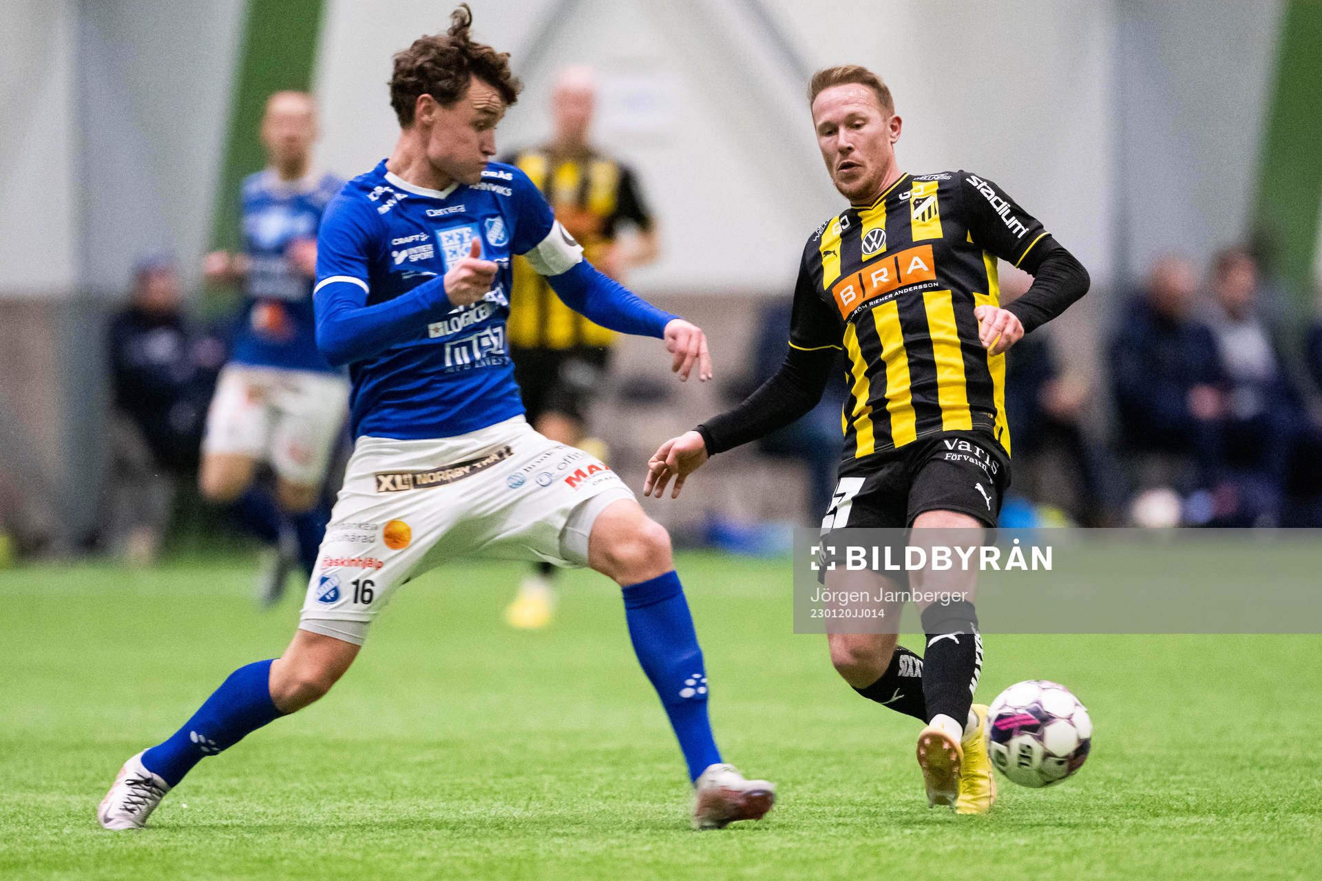 Norrbys Alexander Salo och Häckens Mikkel Rygaard