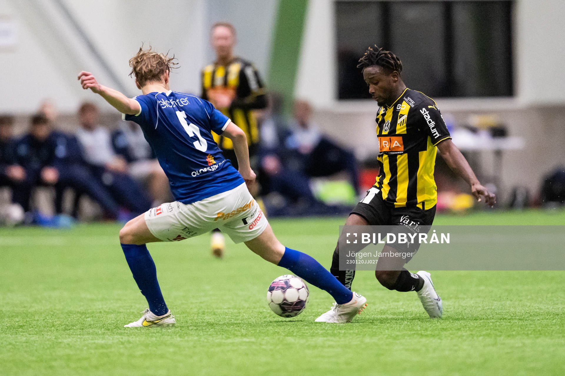 Norrbys Vidar Svendsen och Häckens Ibrahim Sadiq