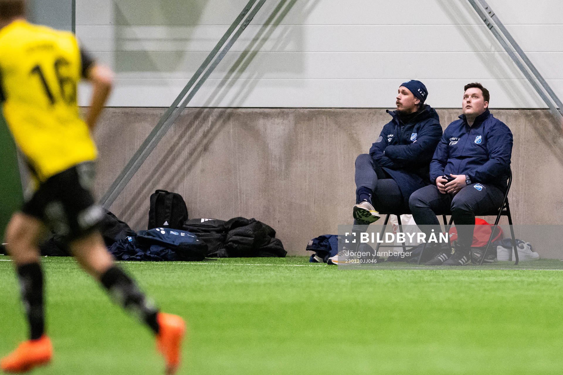 Norrbys tränare Marcus Översjö och tränare Jesper