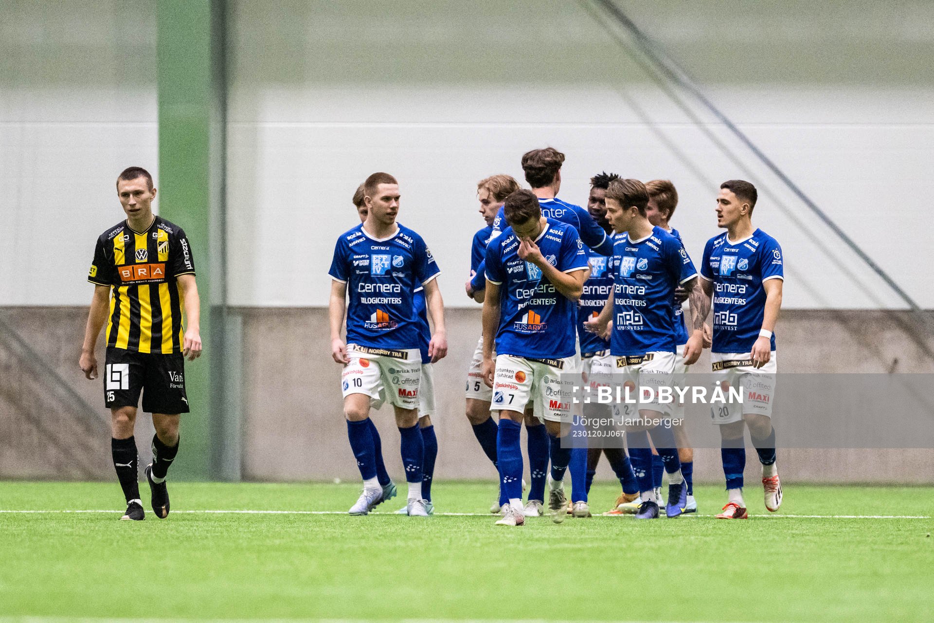 Norrbys spelare jublar