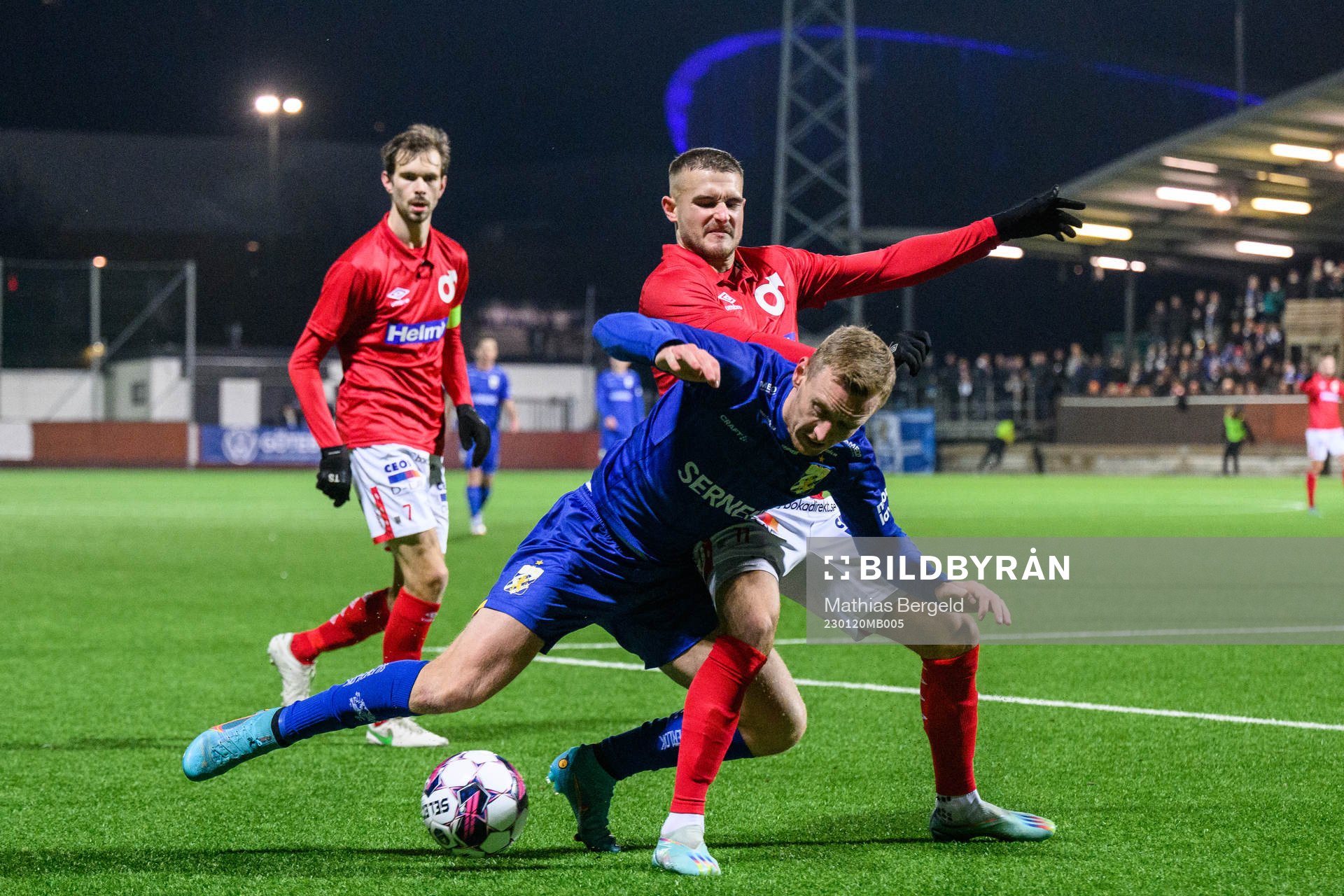 Degerfors Christos Gravius och IFK Göteborgs Sebastian