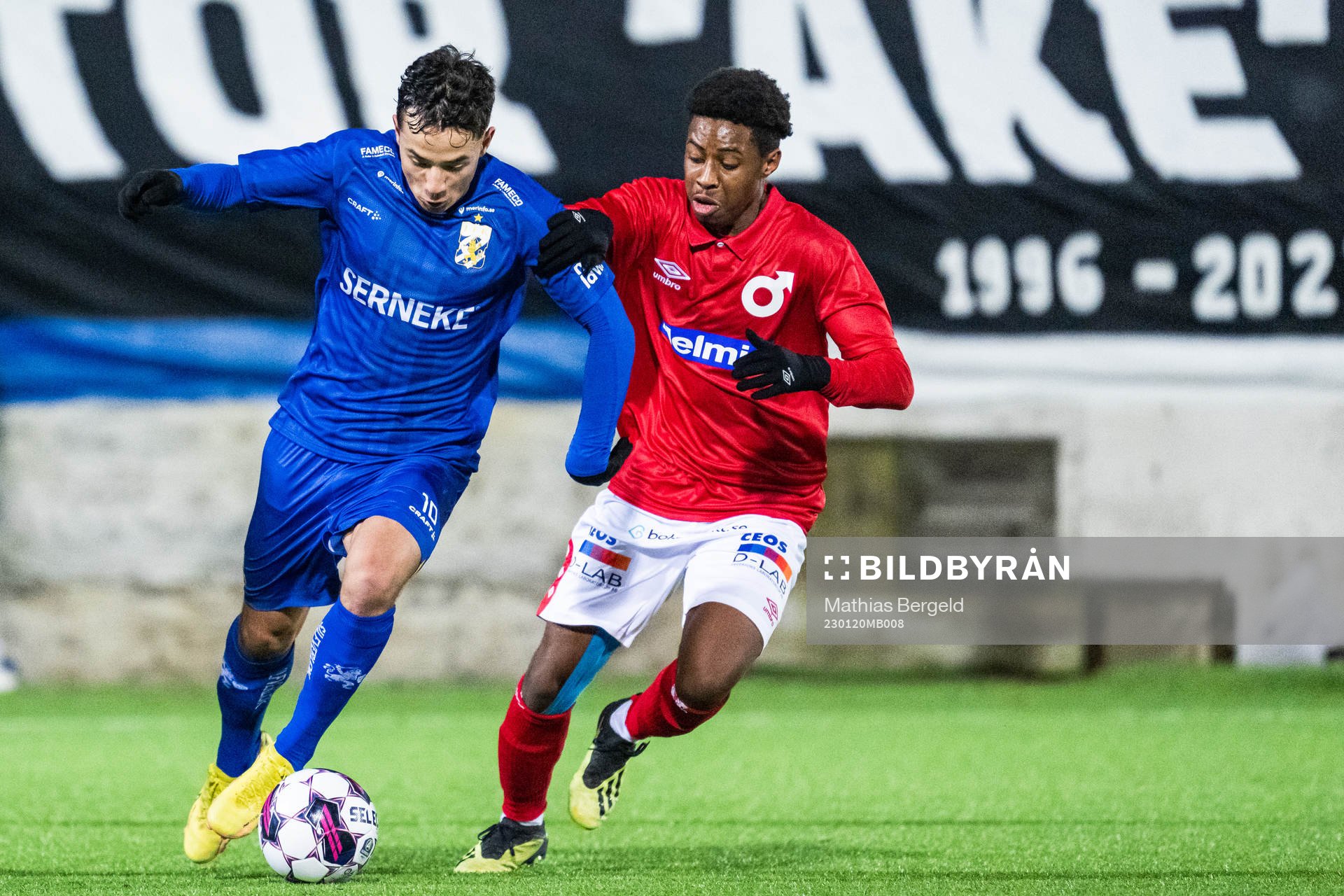 IFK Göteborgs Hussein Carneil och Degerfors De Pievre