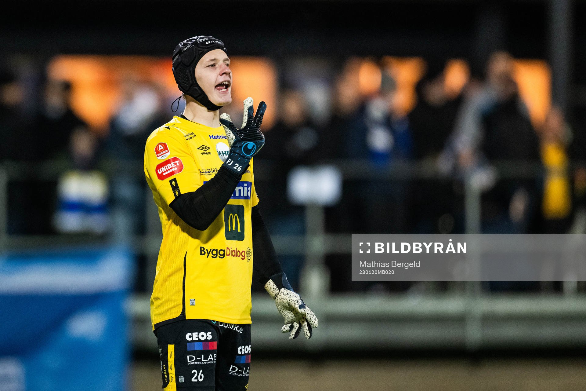 Degerfors målvakt Filip Järlesand