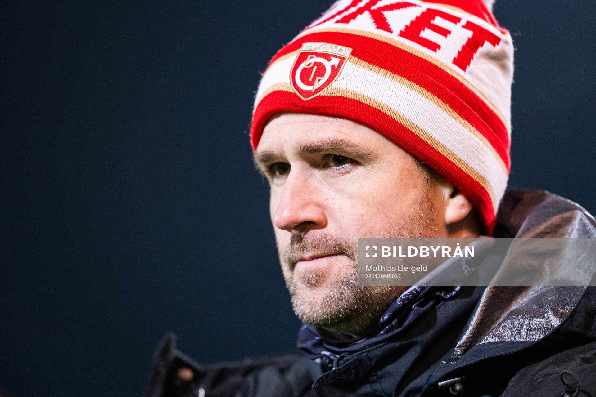 Degerfors tränare Tobias Solberg