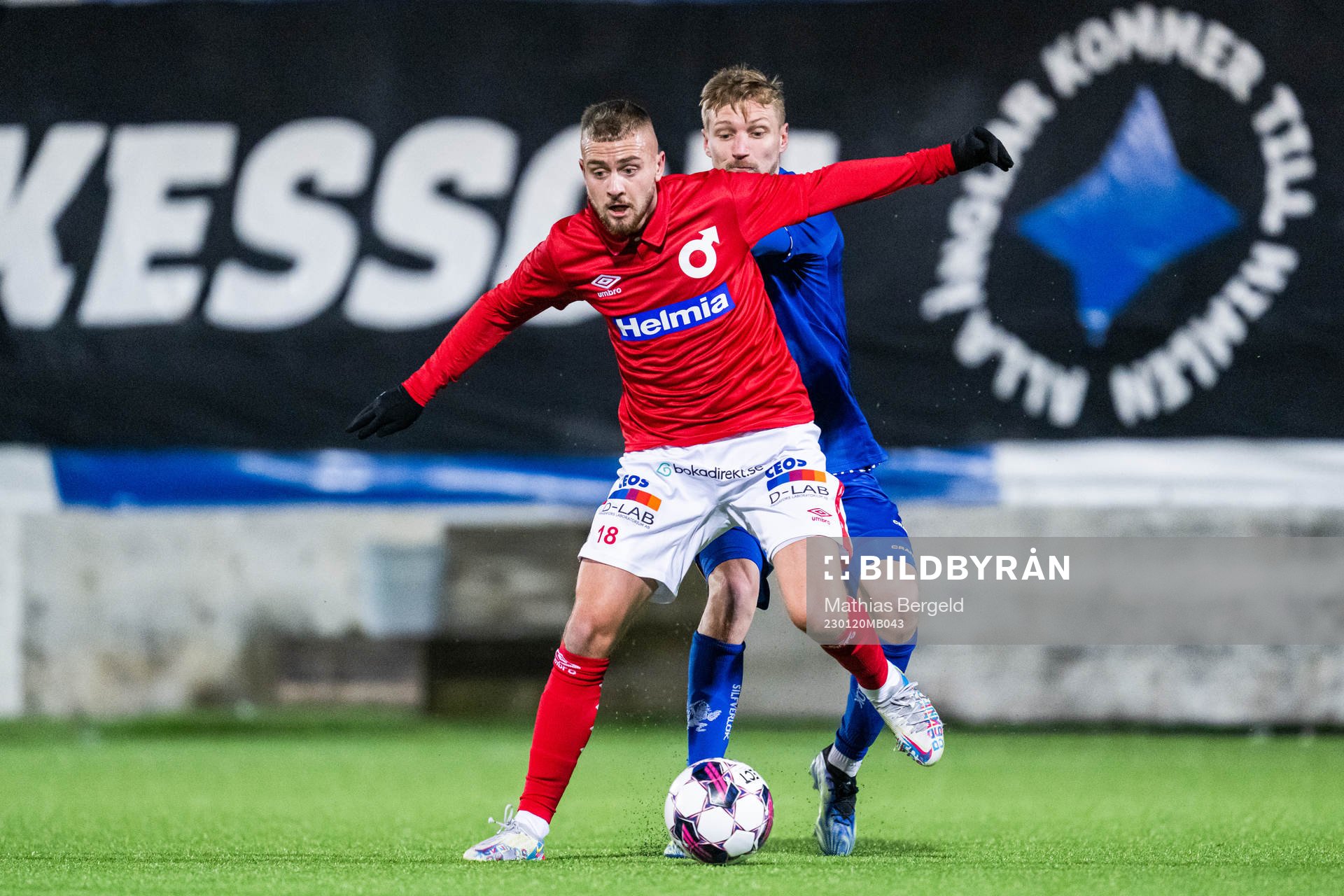 Degerfors Albin Mörfelt och IFK Göteborgs Sebastian