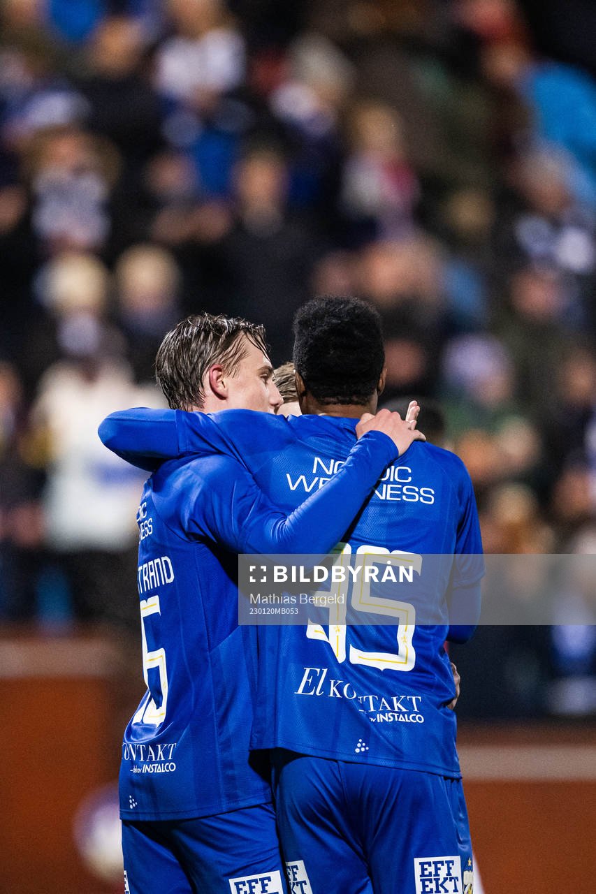 IFK Göteborgs Linus Carlstrand och Franklin Gabriel Matib