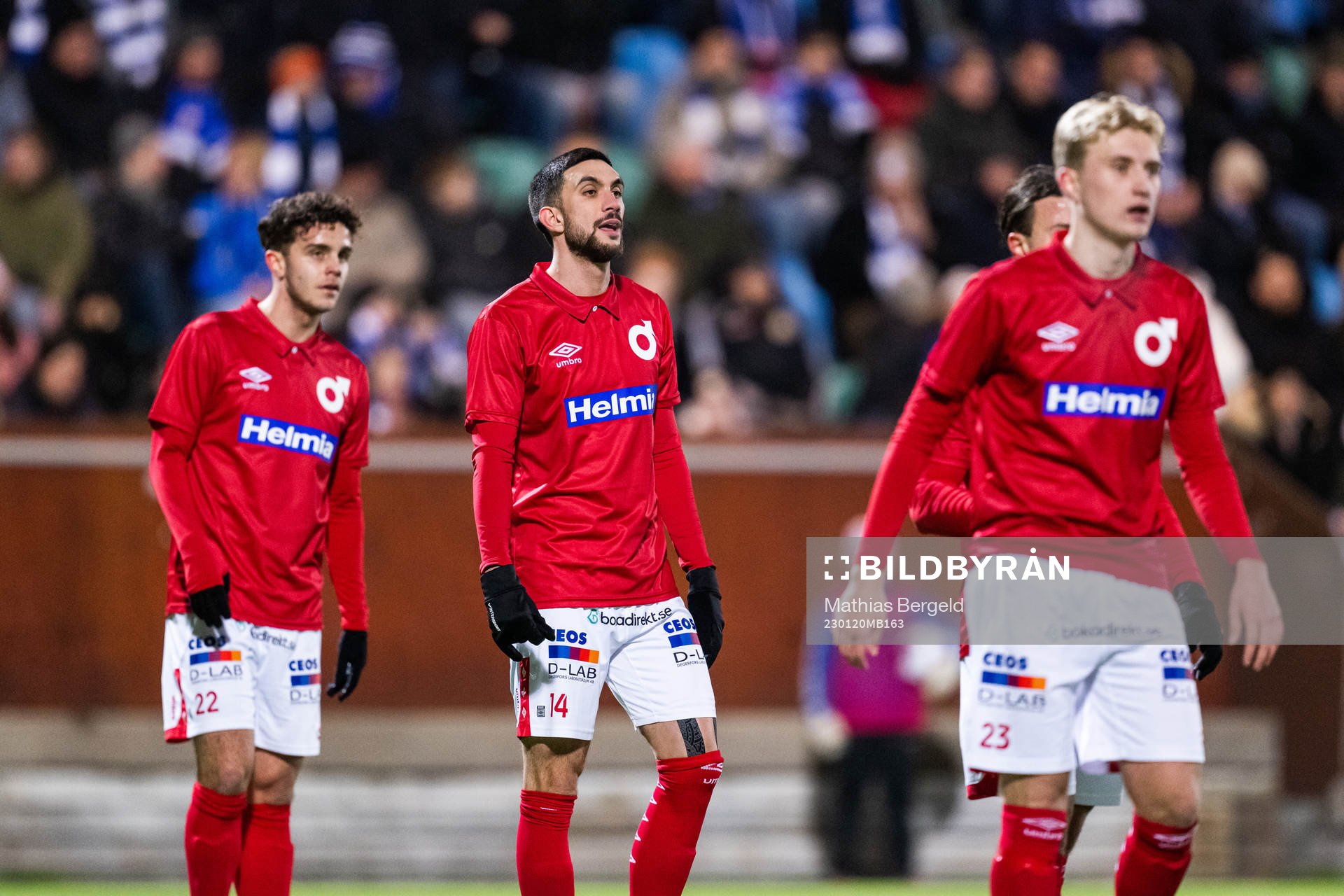 Degerfors Justin Salmon, Daniel Krezic och Alexander