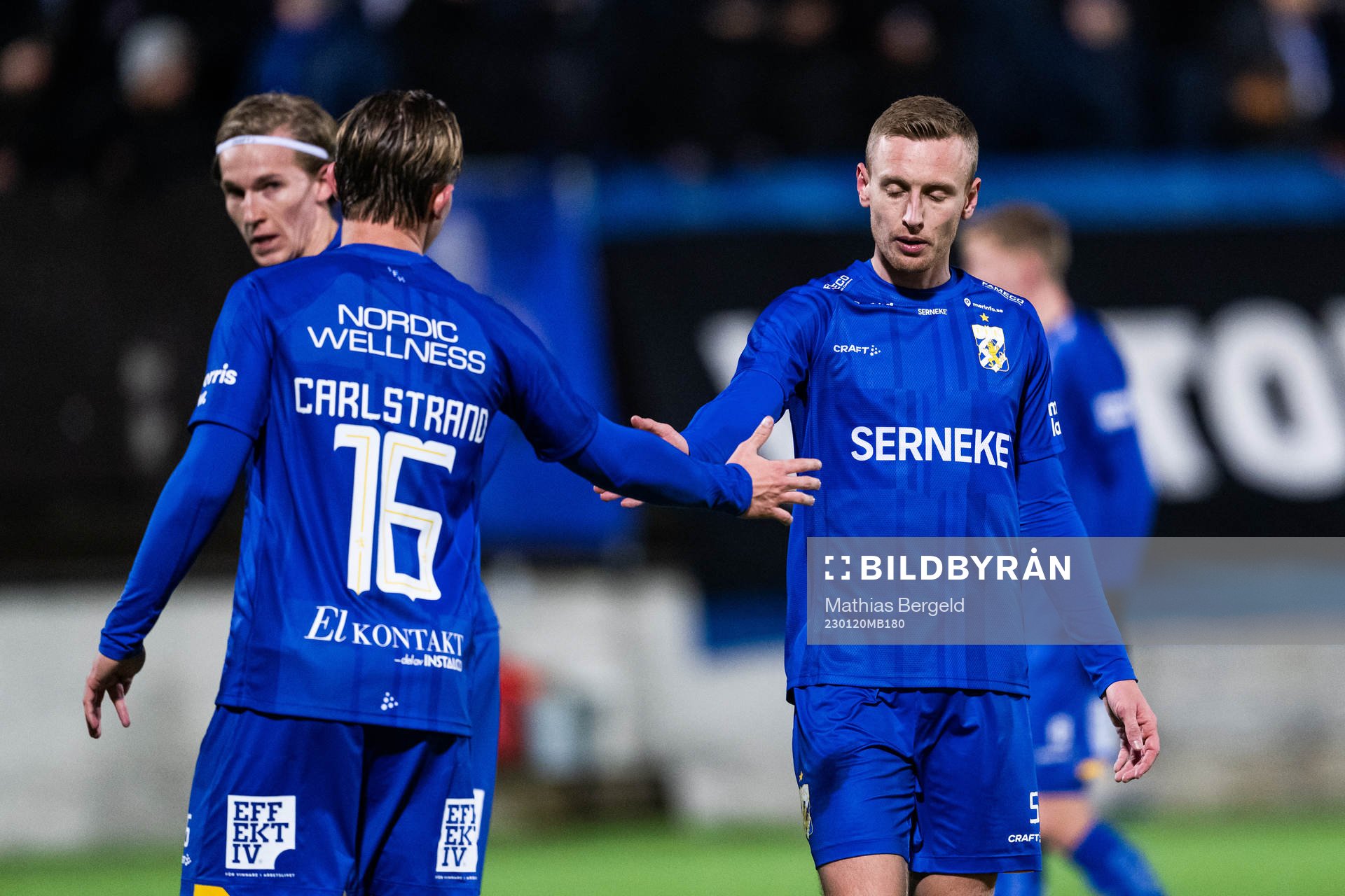 IFK Göteborgs Linus Carlstrand och Sebastian Ohlsson