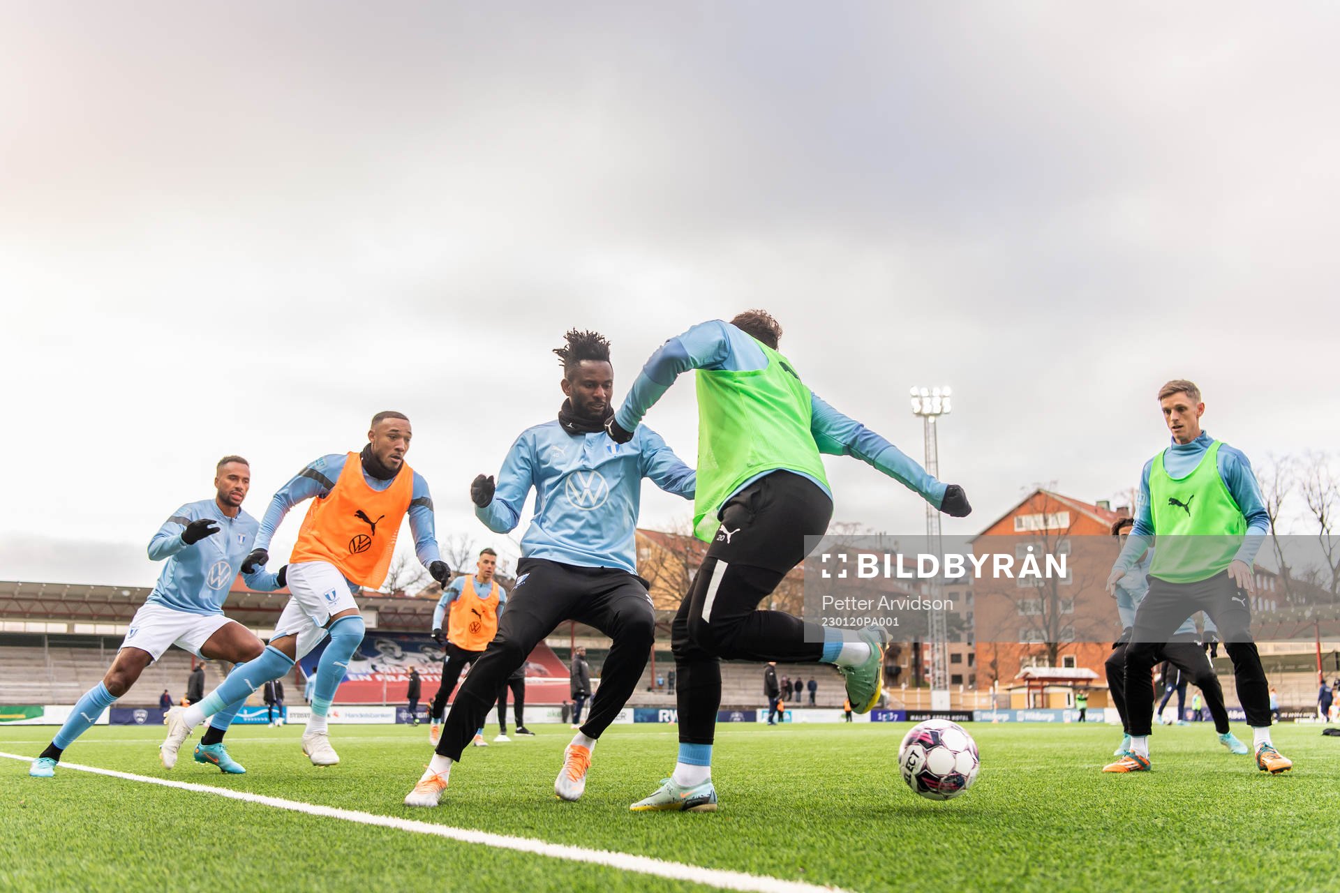 Malmö FFs Isaac Kiese Thelin, Derek Cornelius, Malik