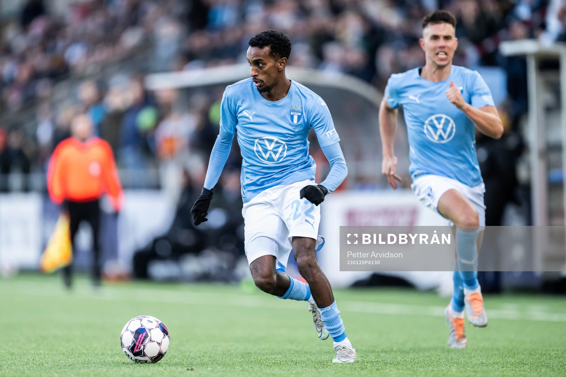 Malmö FFs Taha Ali och Jonas Knudsen