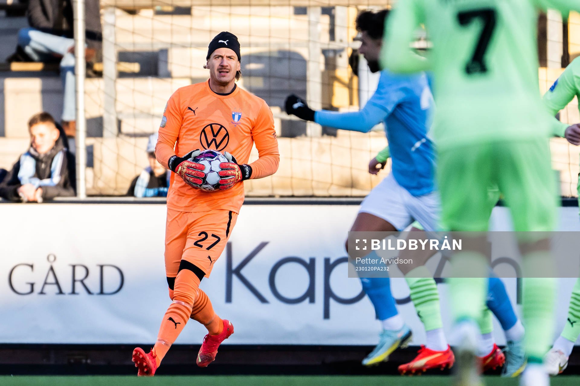 Malmö FFs målvakt Johan Dahlin