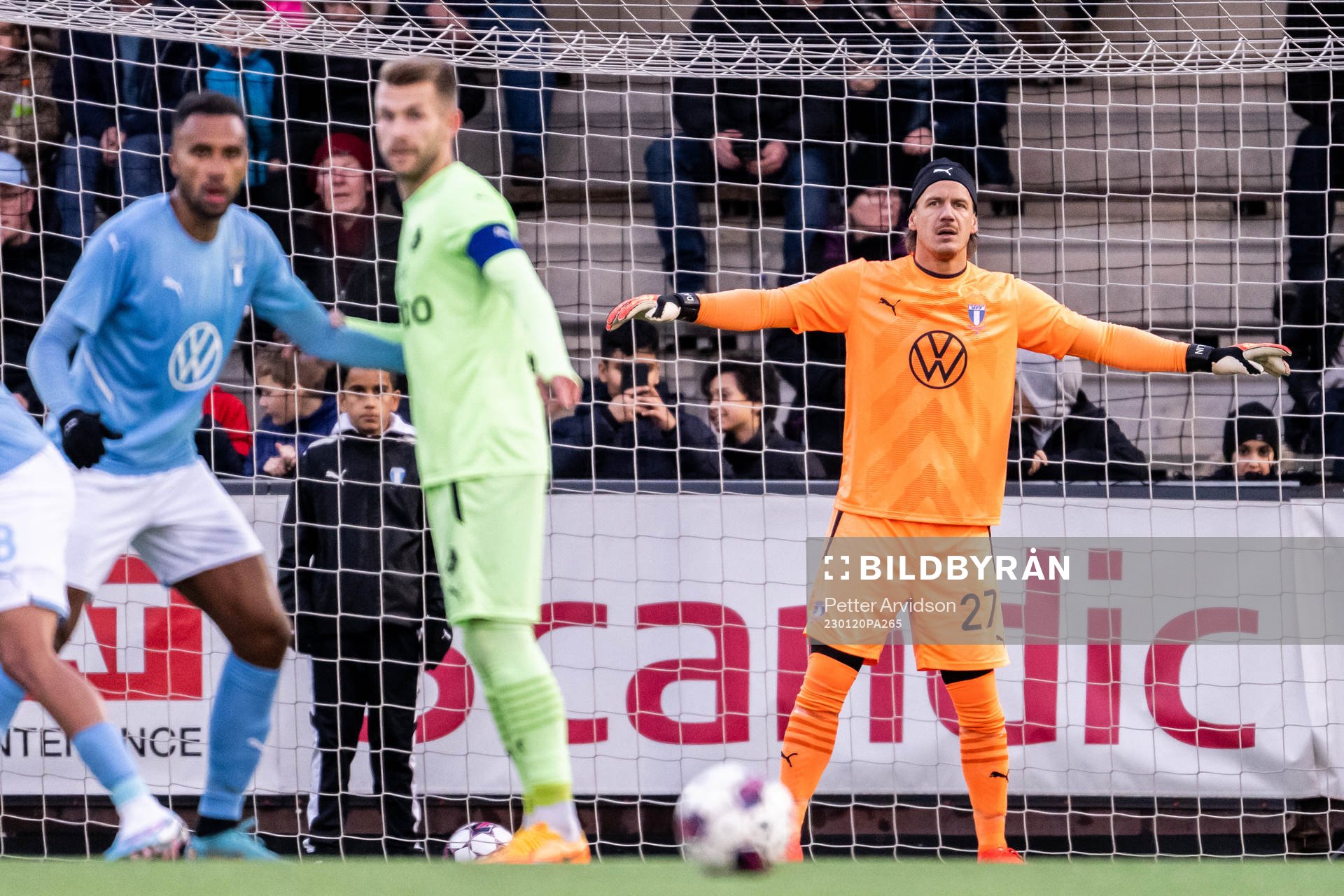 Malmö FFs målvakt Johan Dahlin