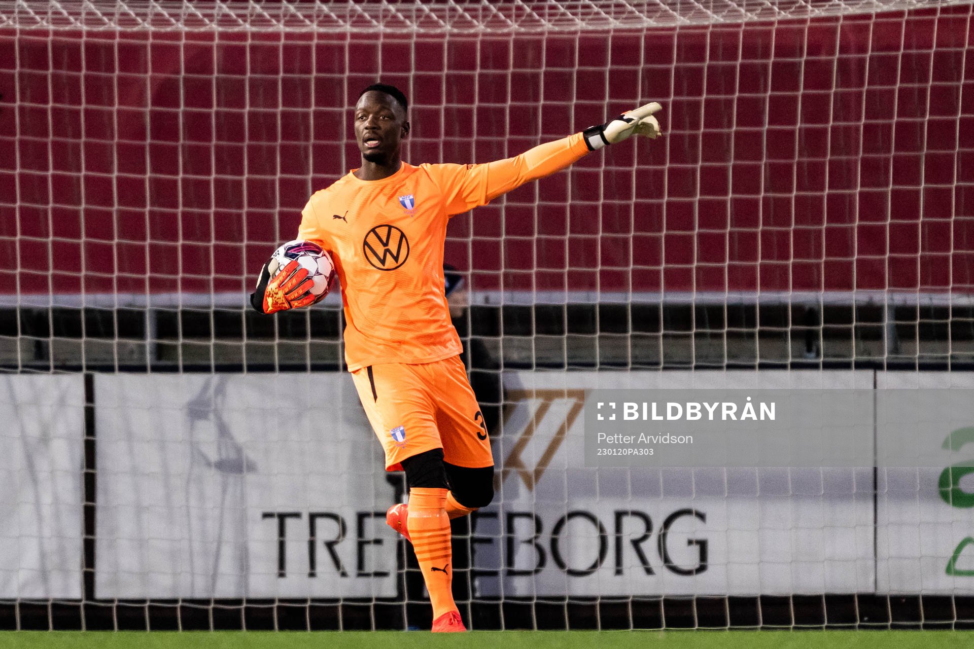 Malmö FFs målvakt Ismael Diawara