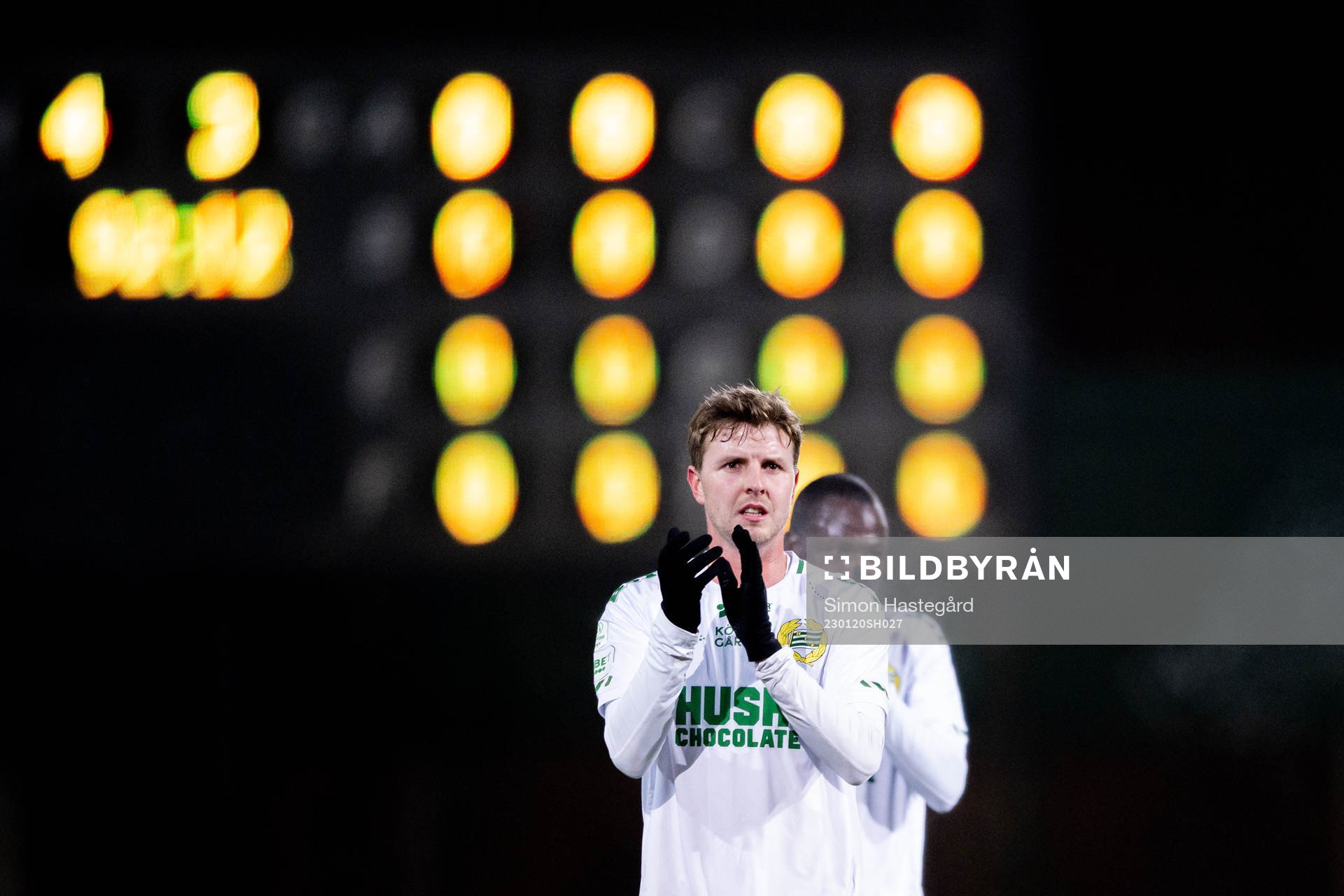 Hammarbys Joel Nilsson jublar