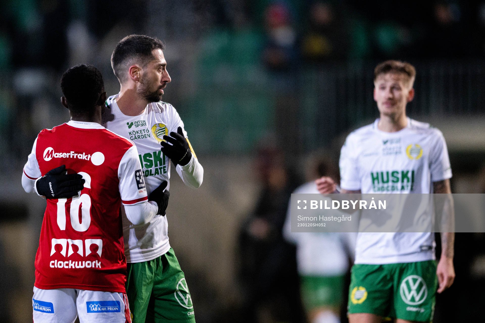 Sandvikens Mohammed Sadat Abubakari och Hammarbys Nahir